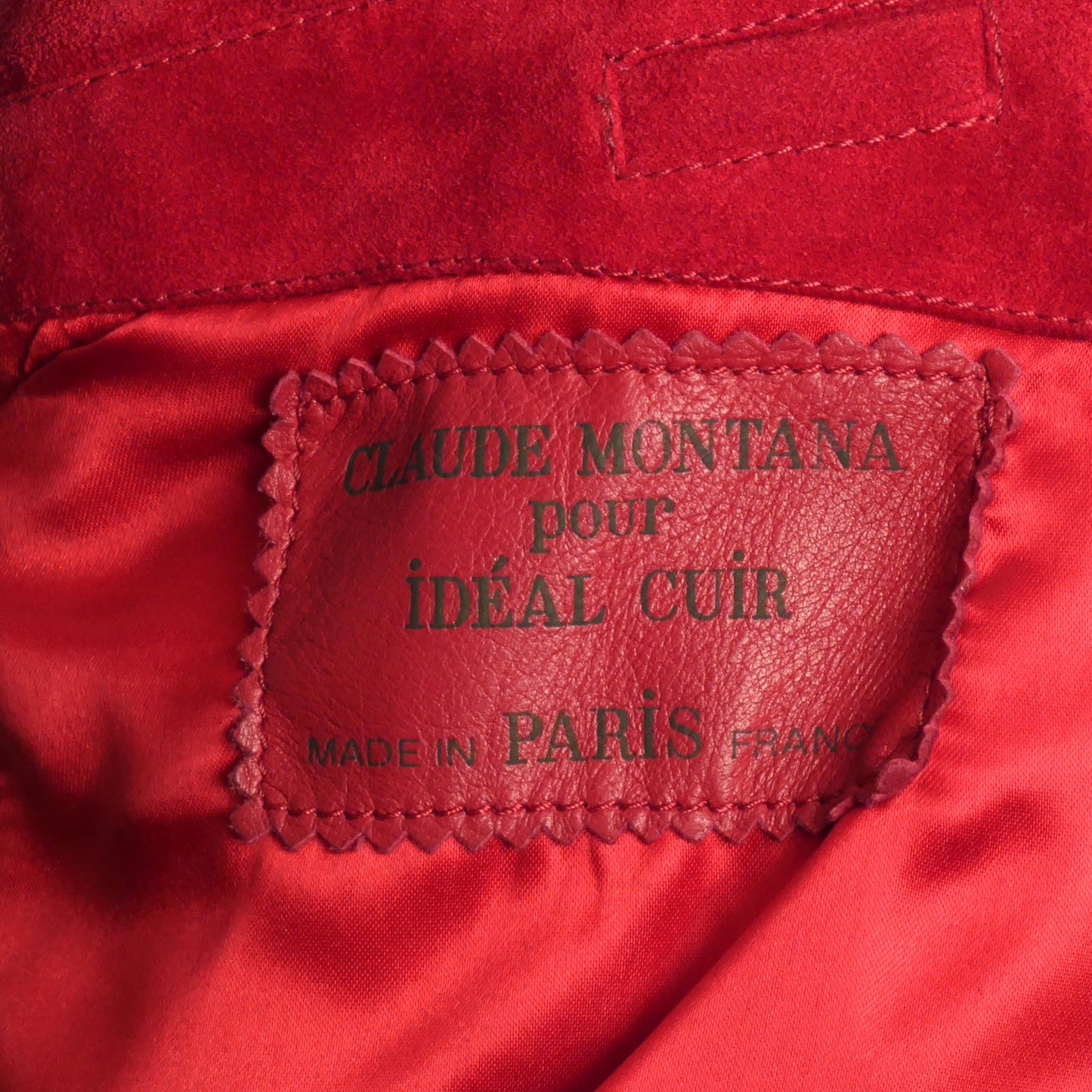 1980s Suede Soutache Jacket, Size Medium
