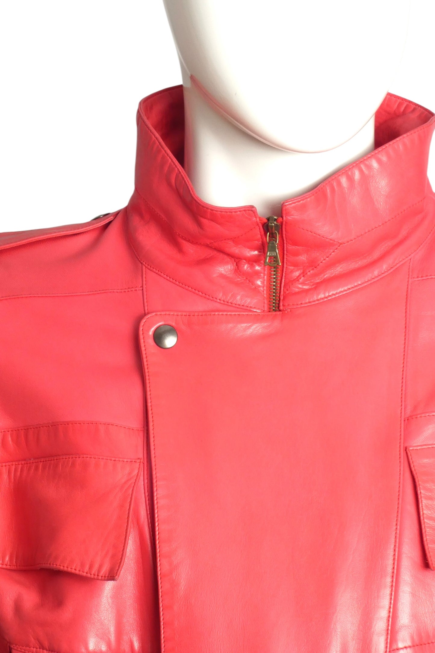 1980s Leather Suit, Size Medium