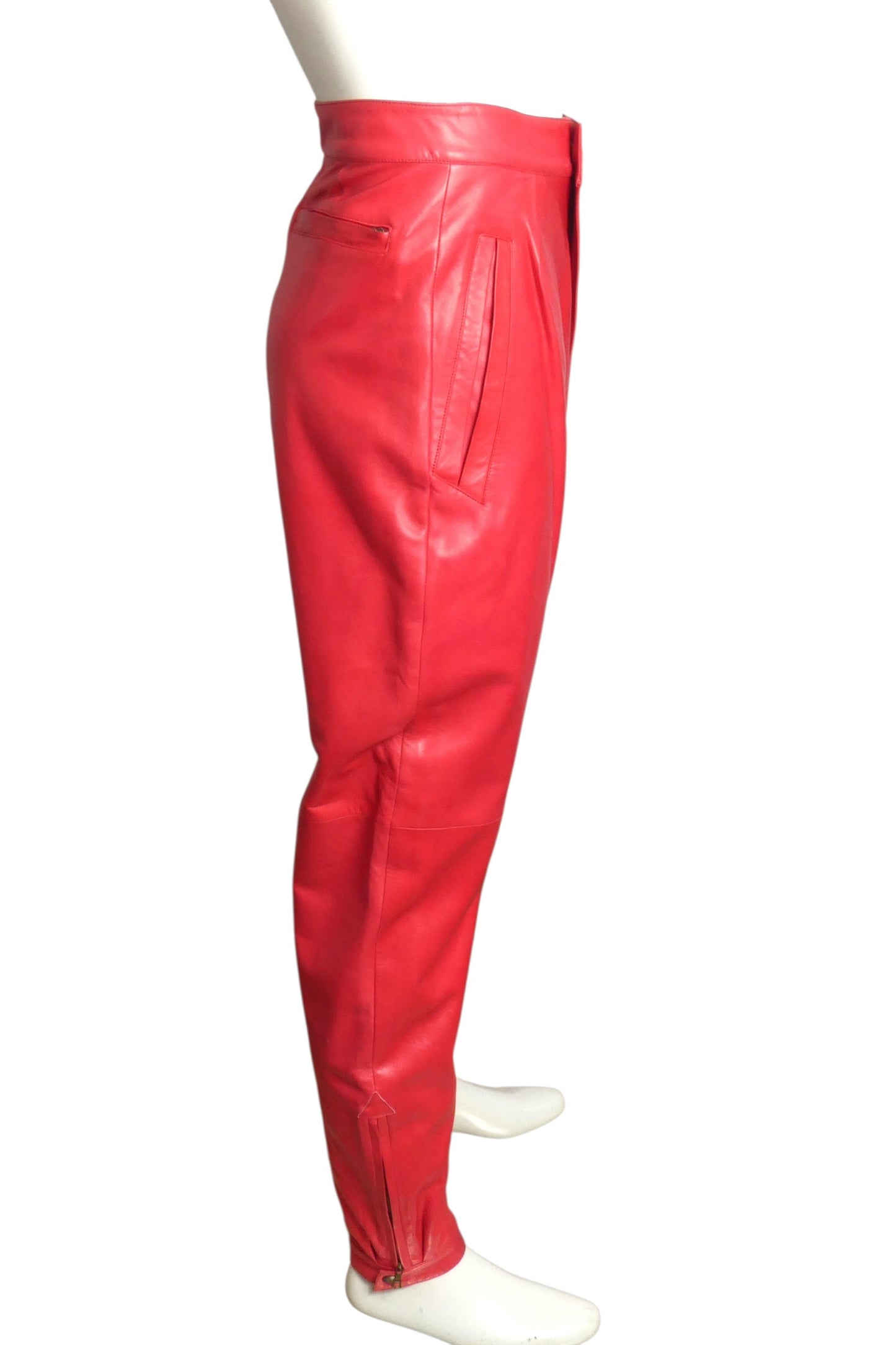 1980s Leather Suit, Size Medium