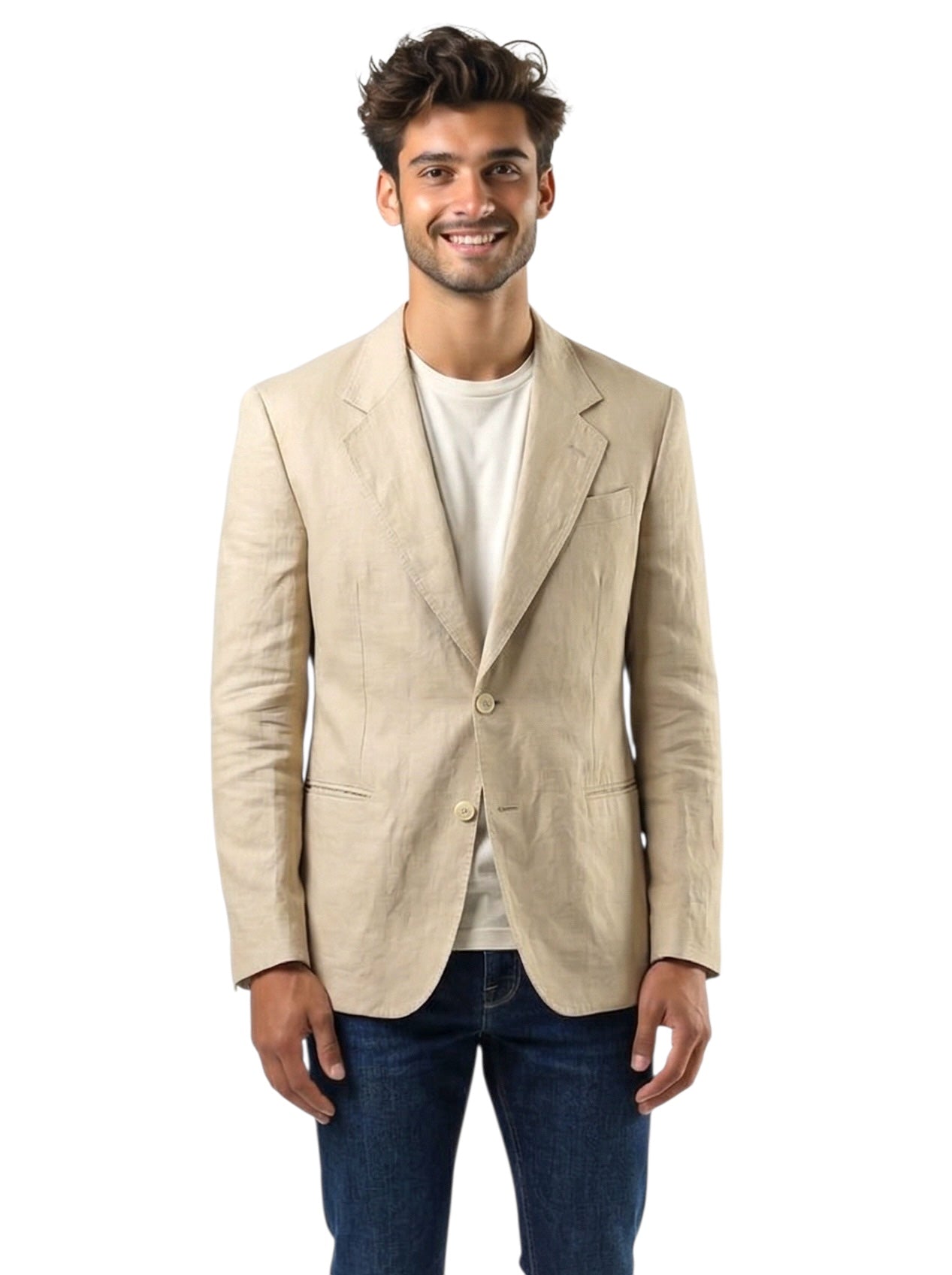 1990s Silk Blend Blazer, Size Medium