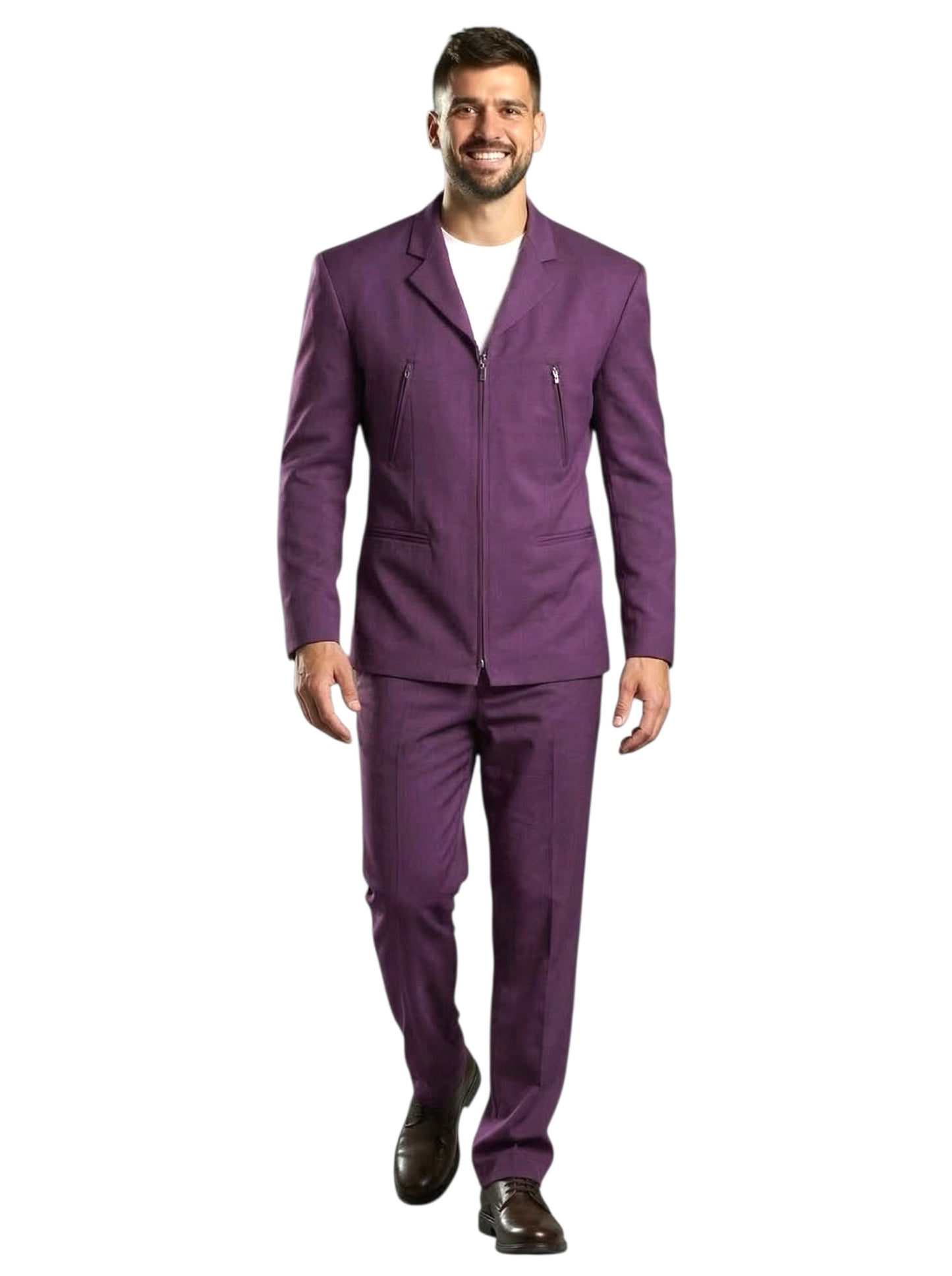 1990s Gaberdine Suit, Size Large