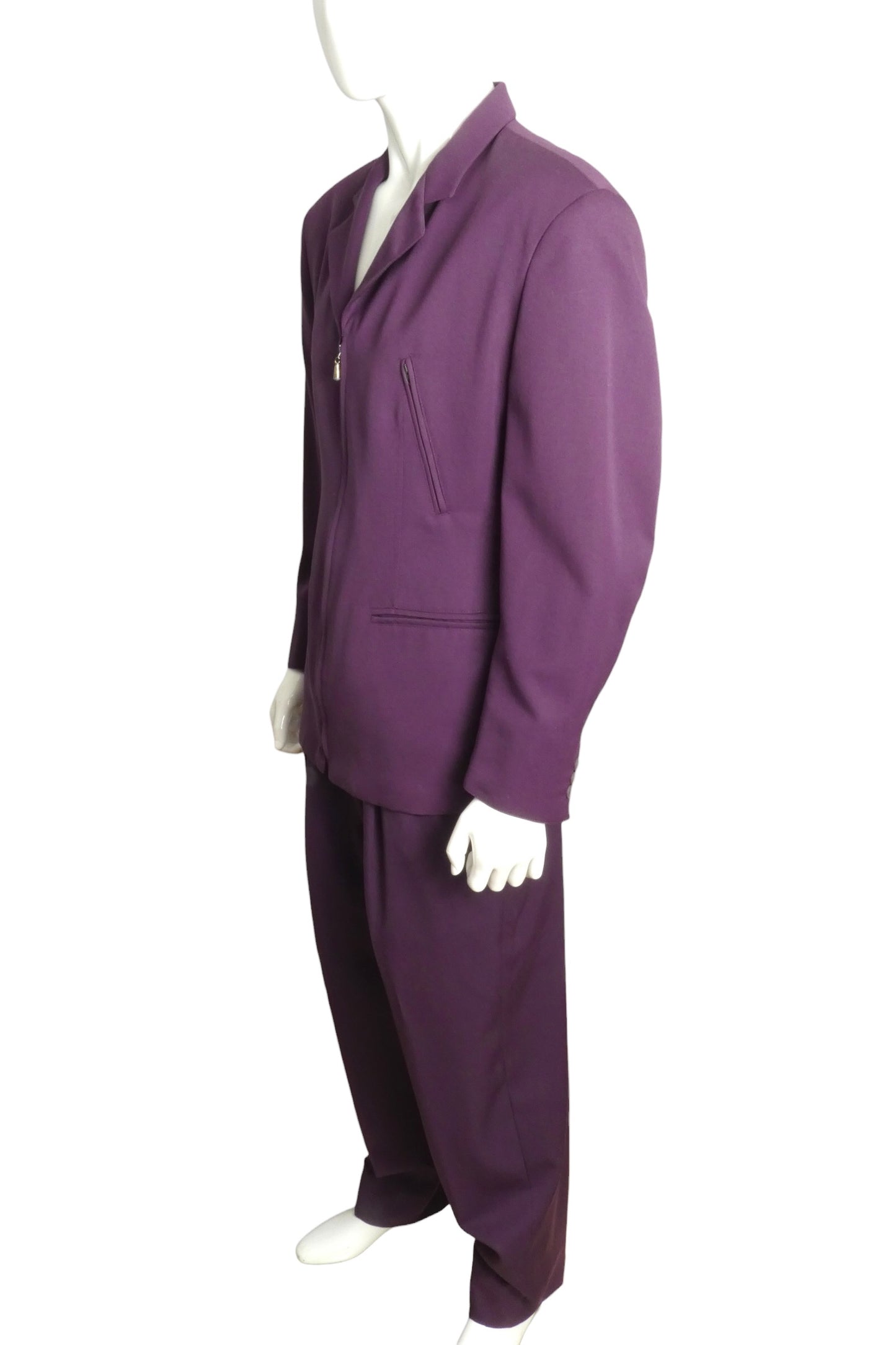 1990s Gaberdine Suit, Size Large