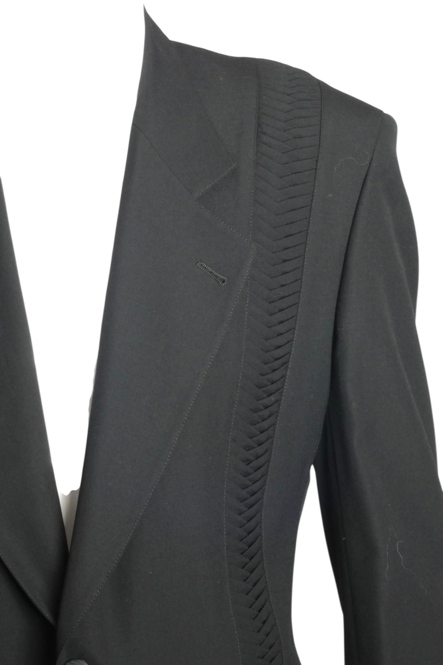 1990s Wool Pleat Suit, Size Medium