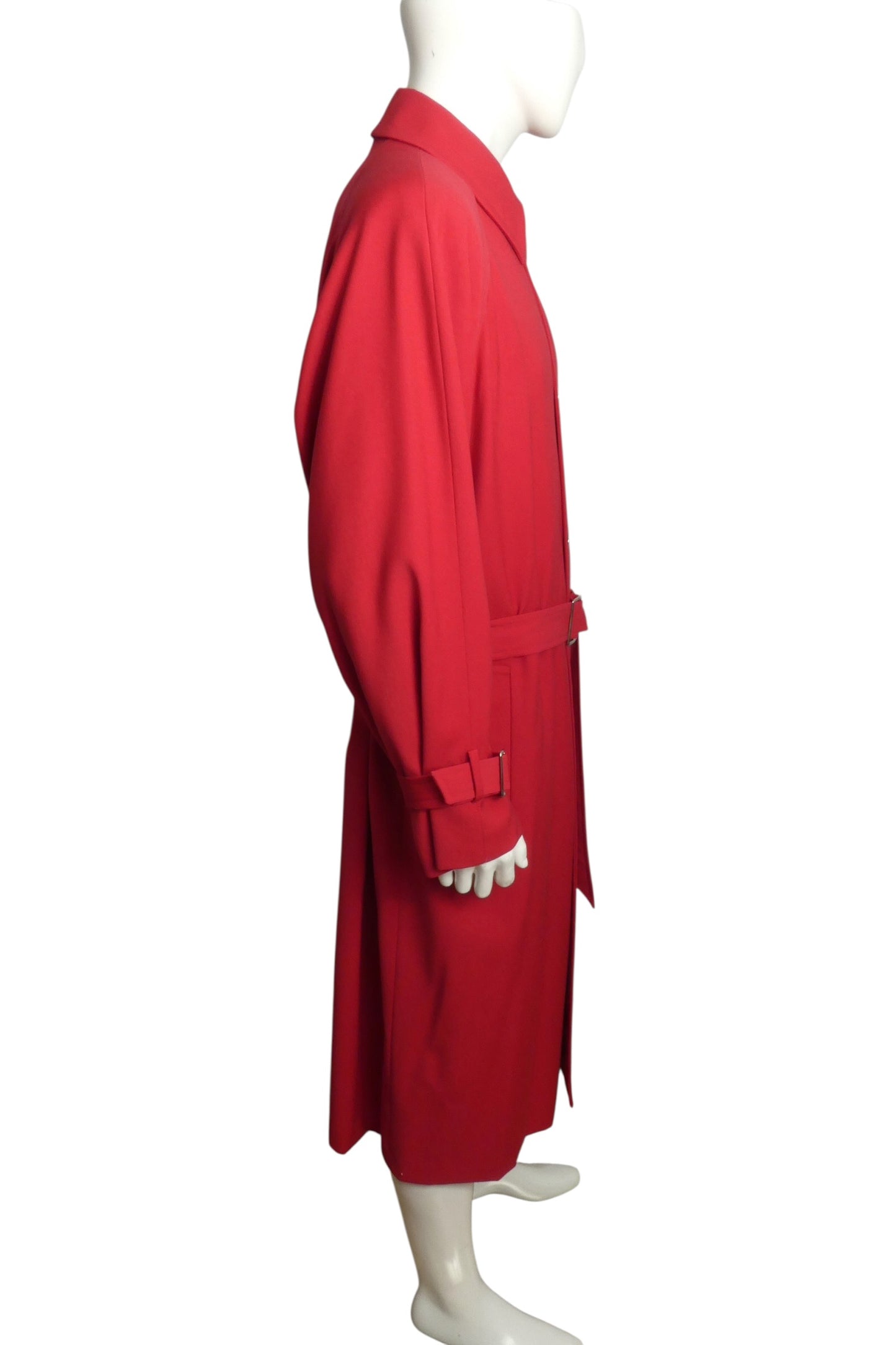 1990s Gaberdine Overcoat, Size Large