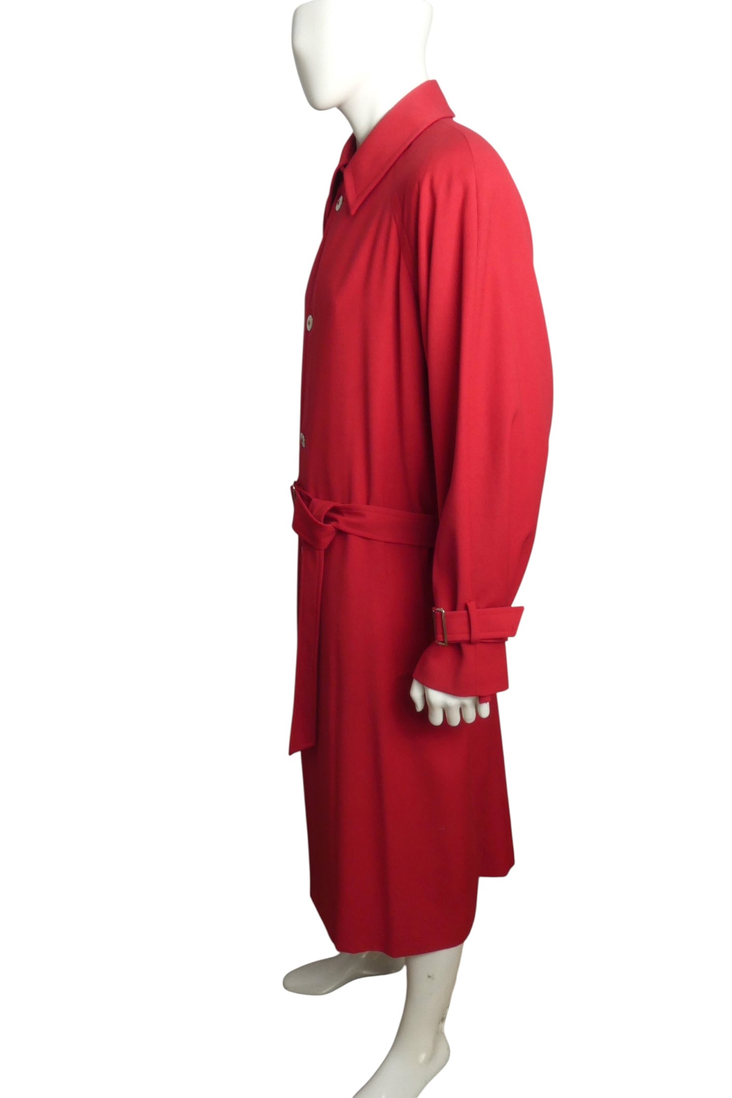 1990s Gaberdine Overcoat, Size Large