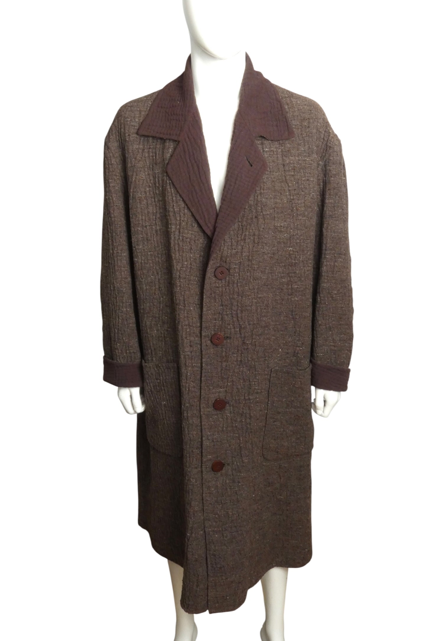 1994 Wool Blend Overcoat, Size XL