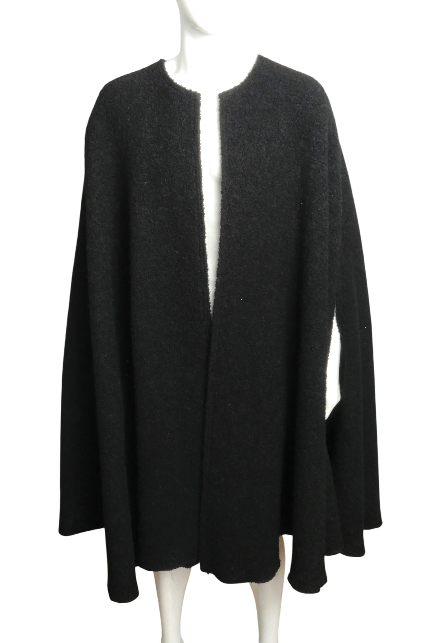 1970s Boucle Wool Cape, One Size