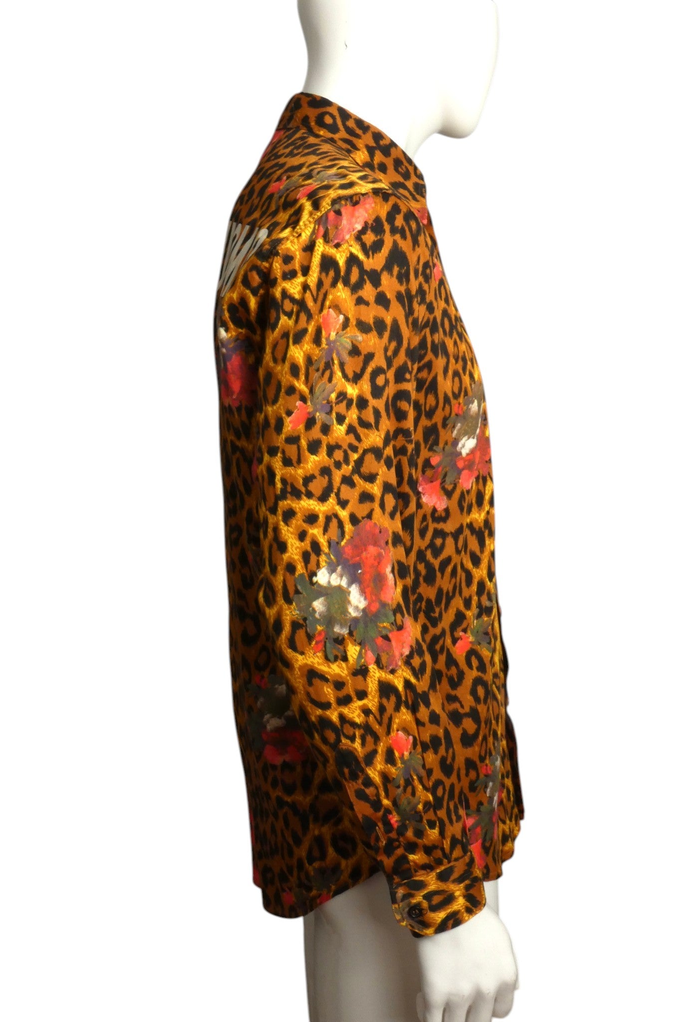 1990s Animal Print Shirt, Size Medium