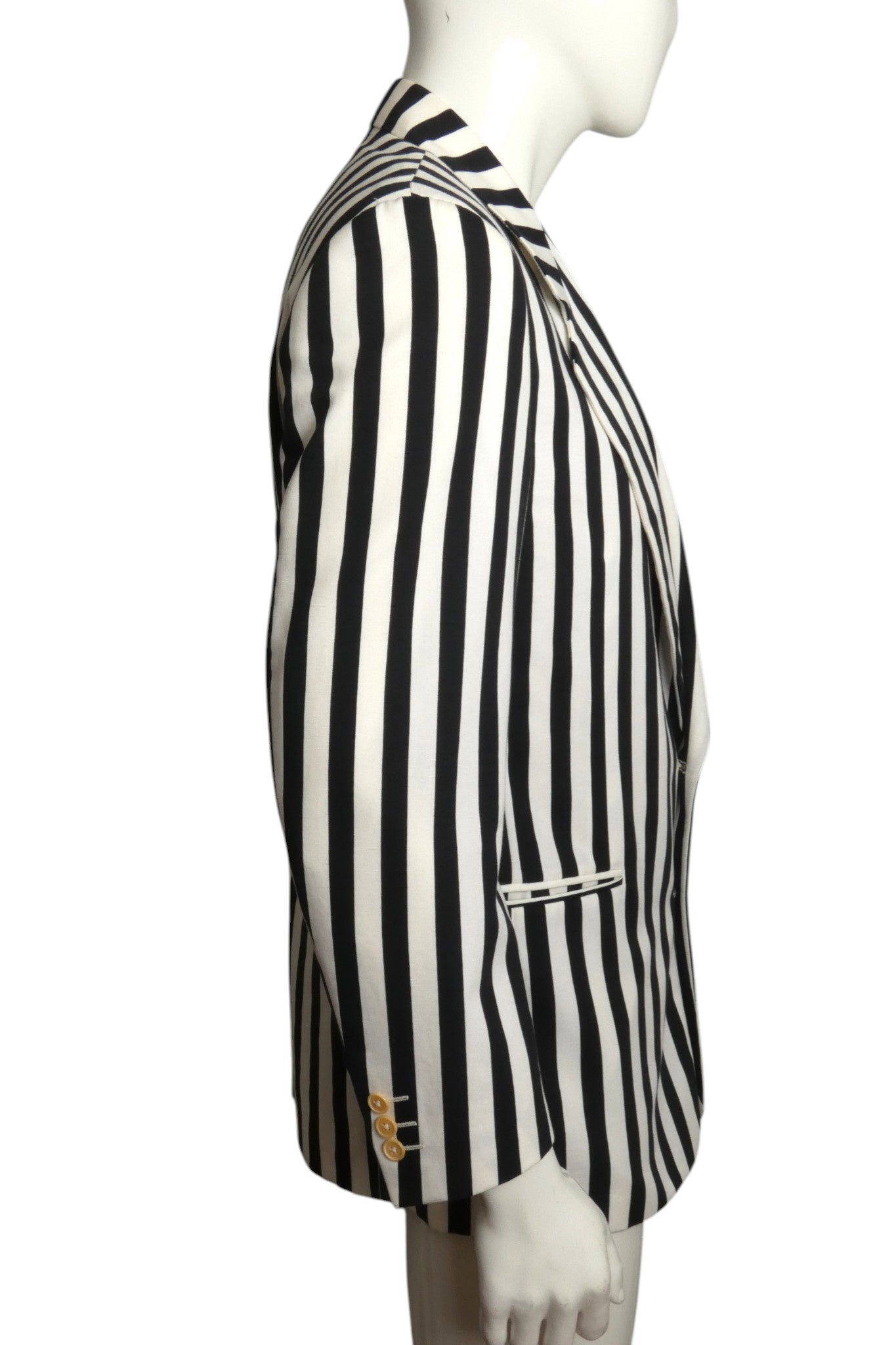 1990s Wool Stripe Blazer, Size Medium