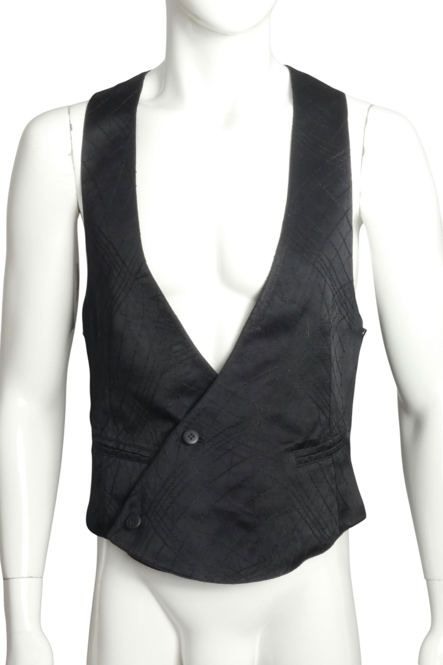 1990s Soutache Vest, Size Medium