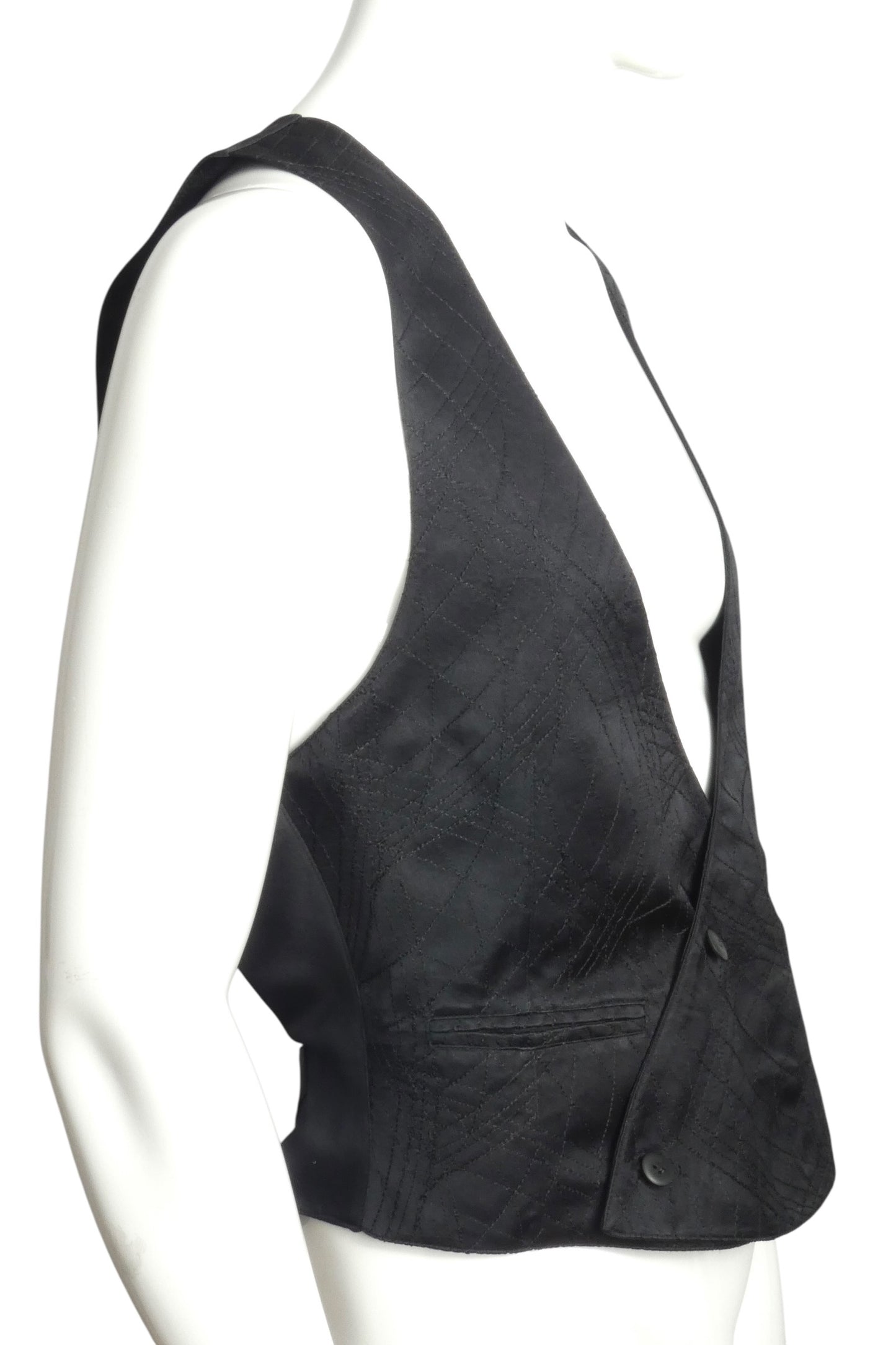 1990s Soutache Vest, Size Medium