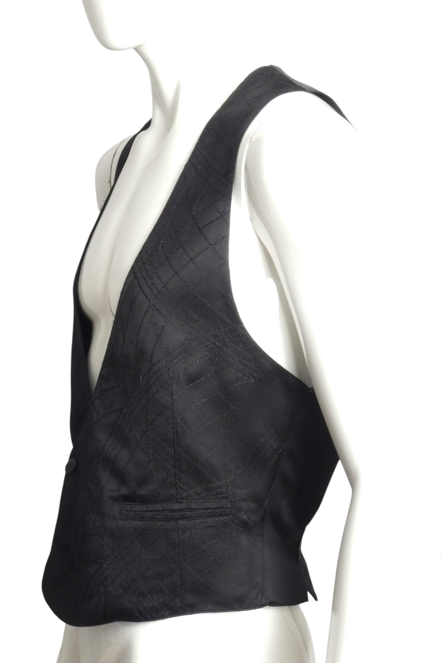 1990s Soutache Vest, Size Medium