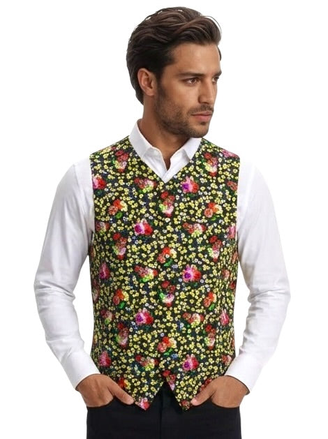 NWT 1990s Floral Vest, Size Medium
