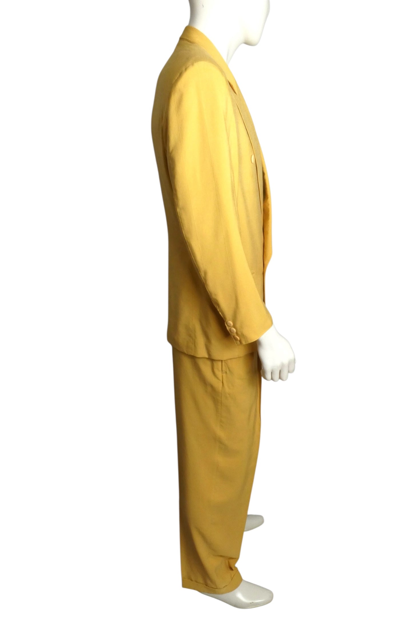1995 Double Breast Silk Suit, Size Medium