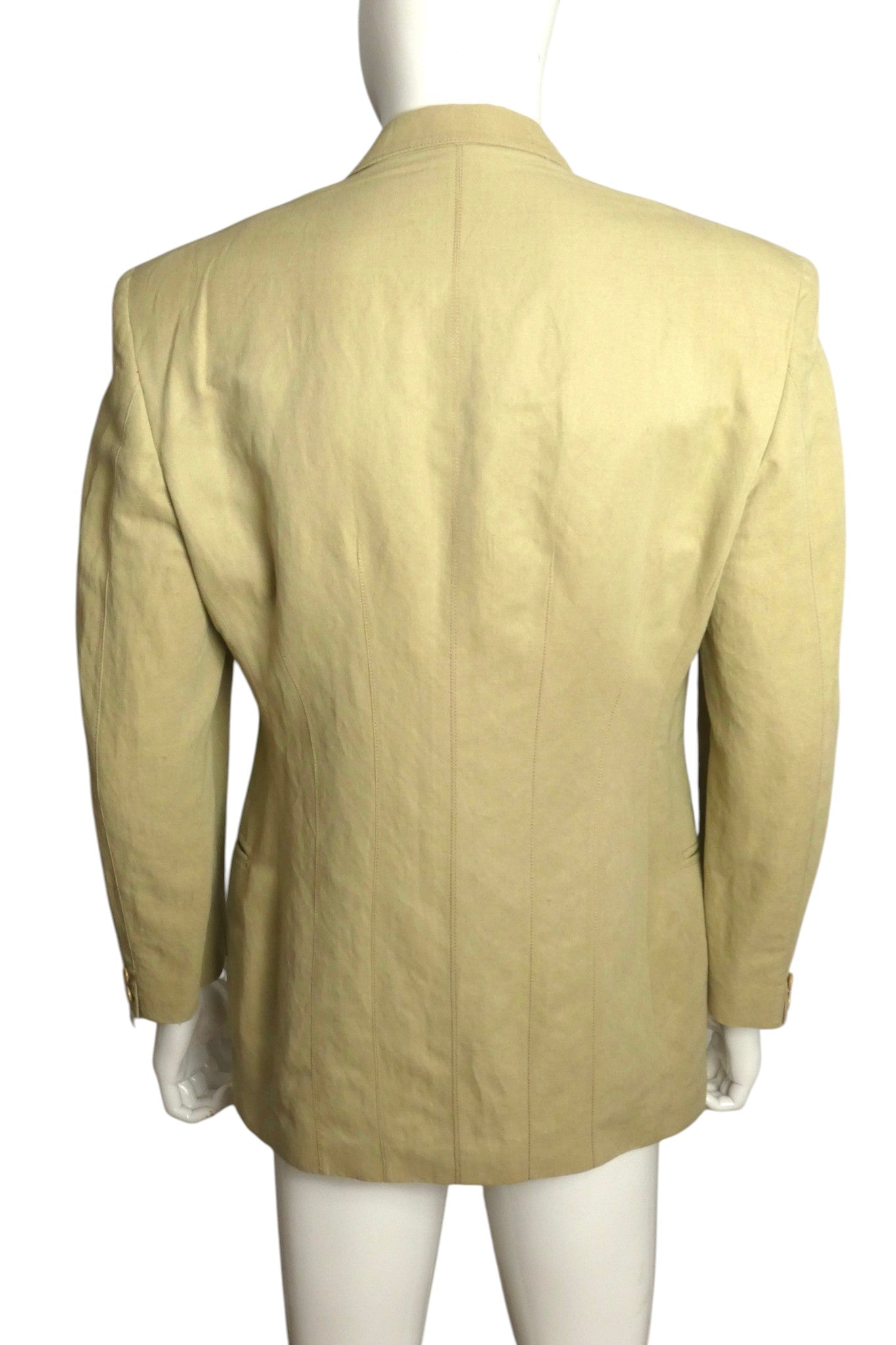 1990s Silk Blend Blazer, Size Medium