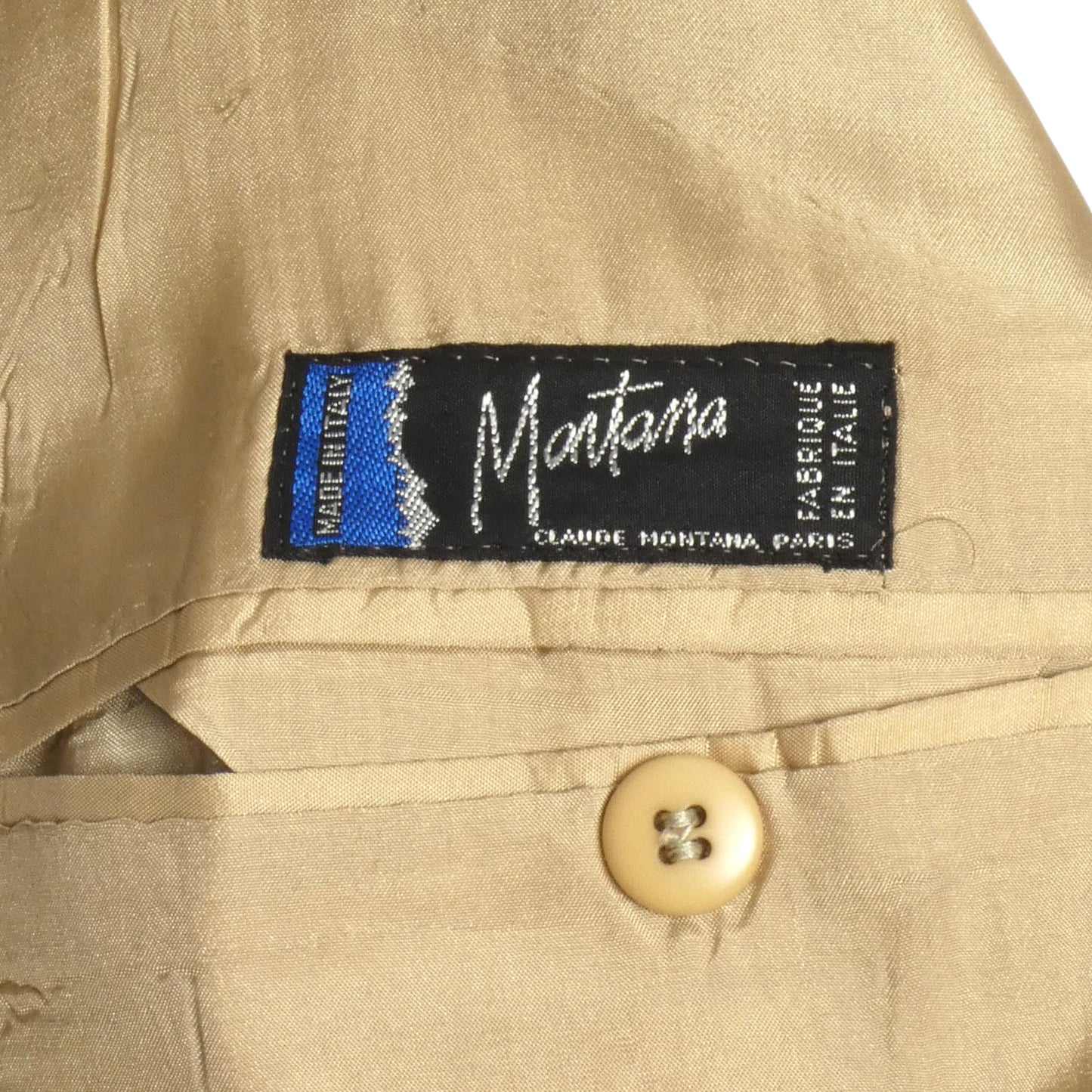 1990s Silk Blend Blazer, Size Medium