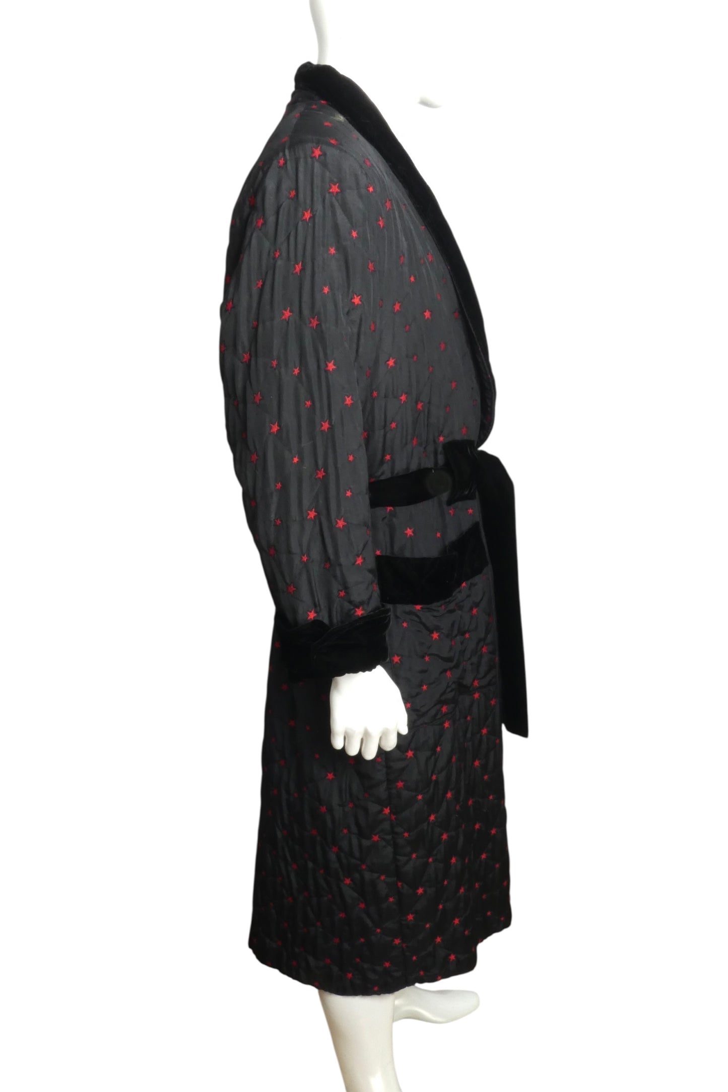 1980s Quilted Robe, Size Medium