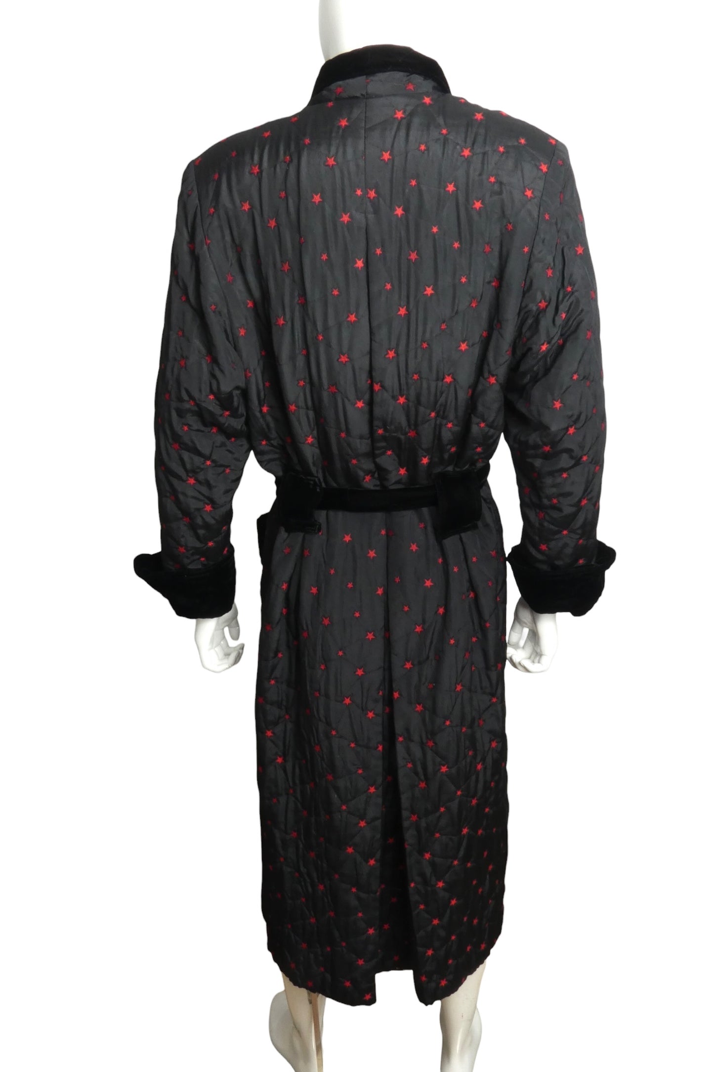 1980s Quilted Robe, Size Medium