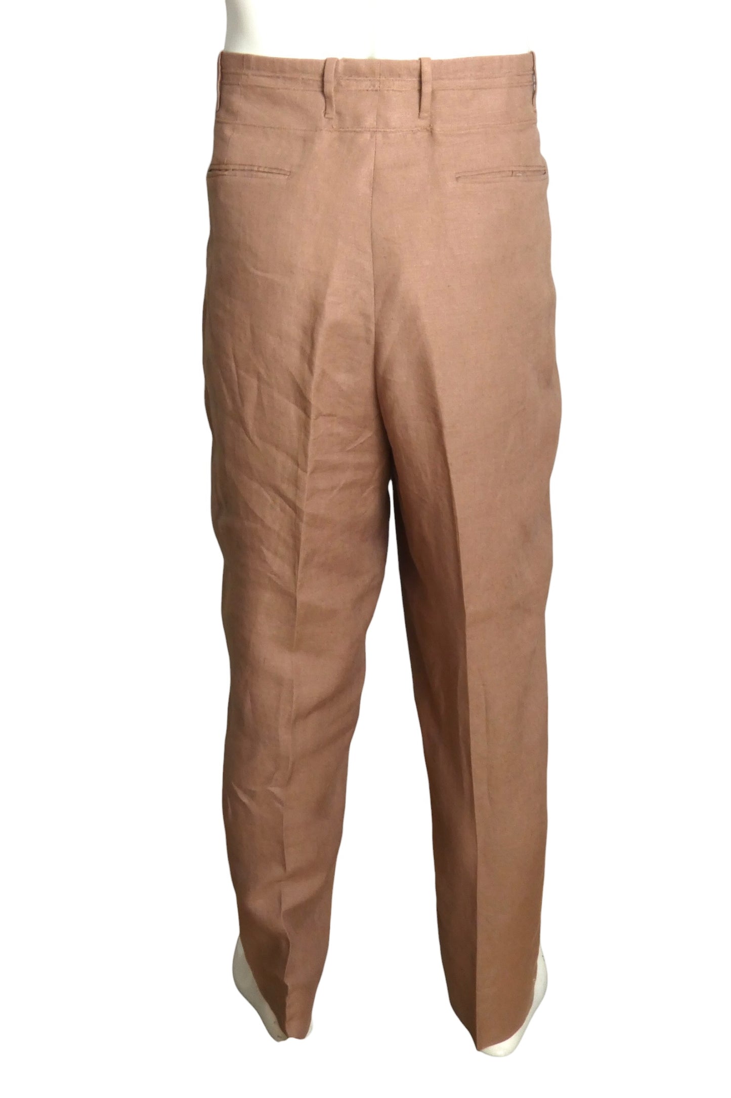 1980s Linen Slacks, W-32"