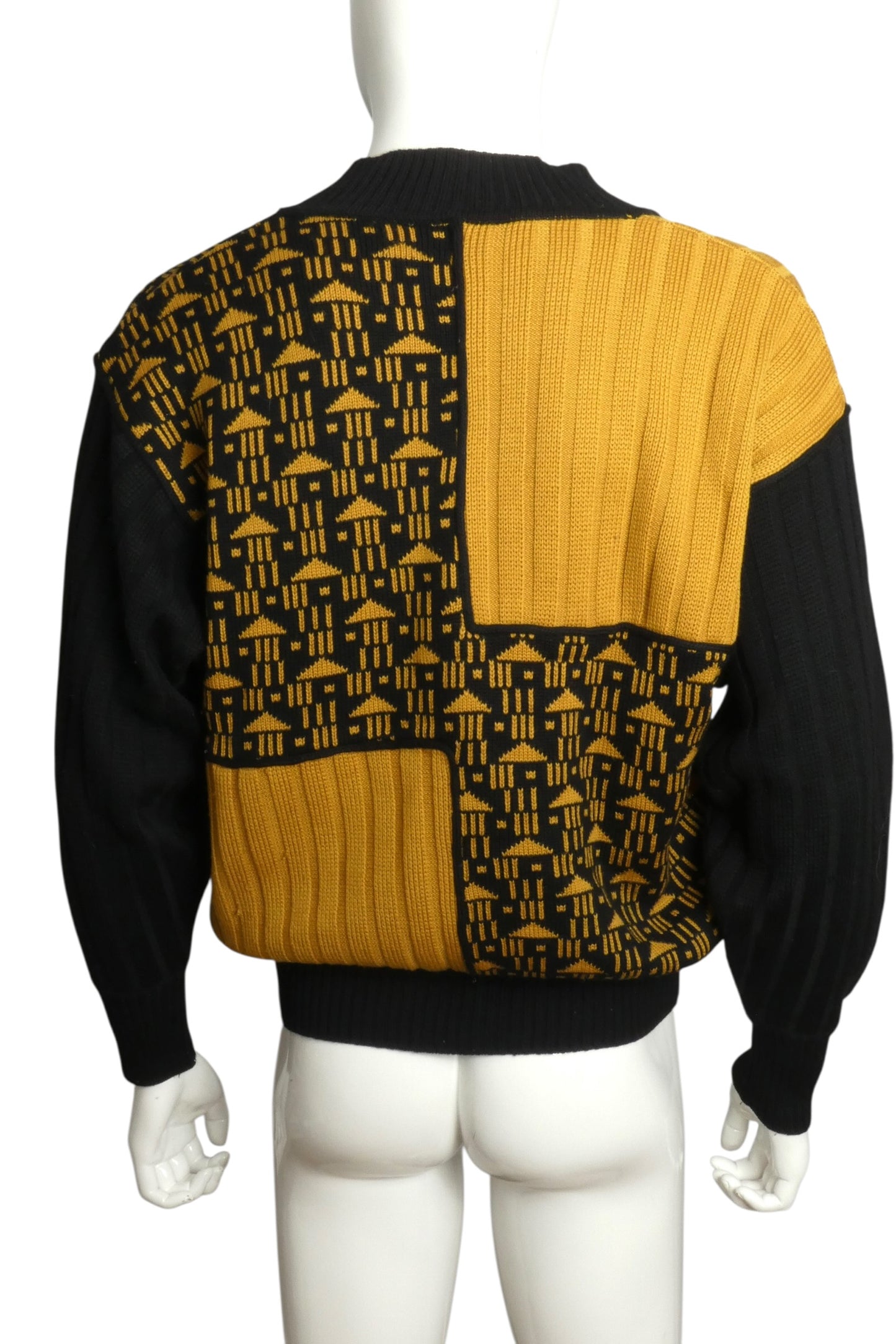 1980s Wool Blend Sweater, Size Medium