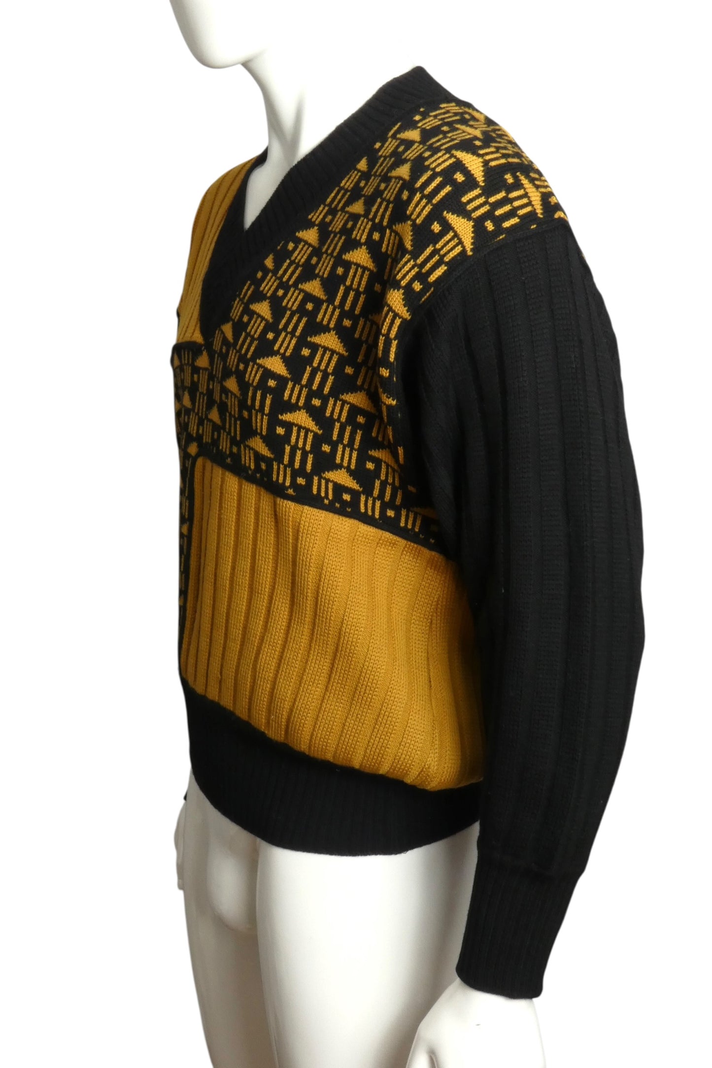 1980s Wool Blend Sweater, Size Medium