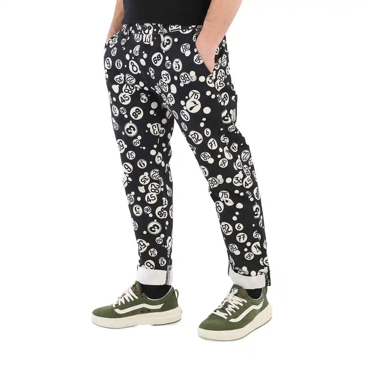 BILLIONAIRE BOYS CLUB-2022 BB Prix Lottery Balls Flat Front Twill Pants, W-36