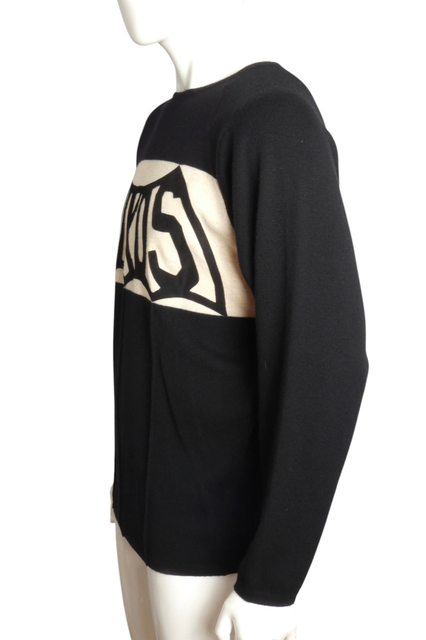 1980s Wool Logo Sweater, Size Large