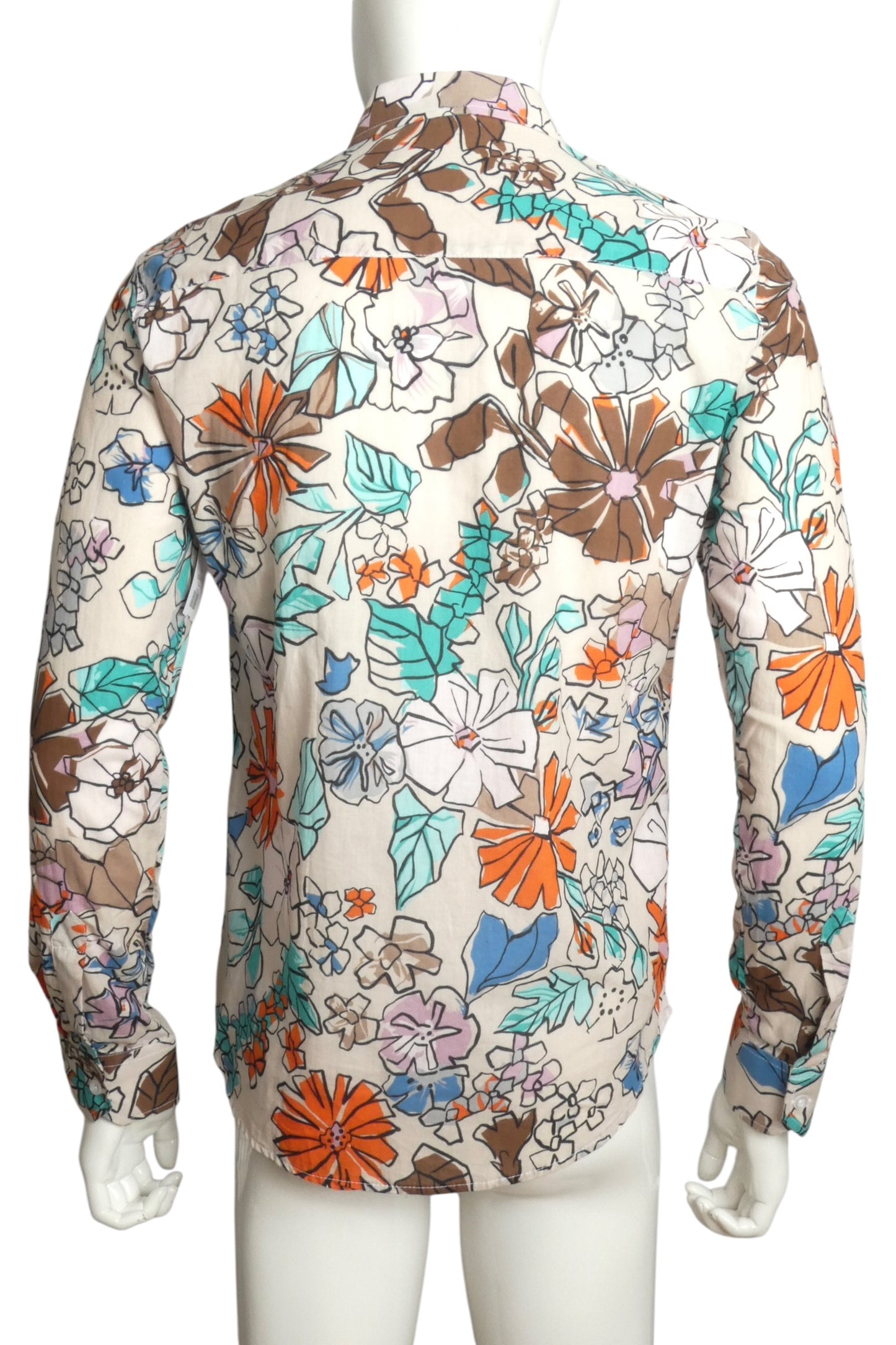 NWT Floral Batiste Shirt, Size Large