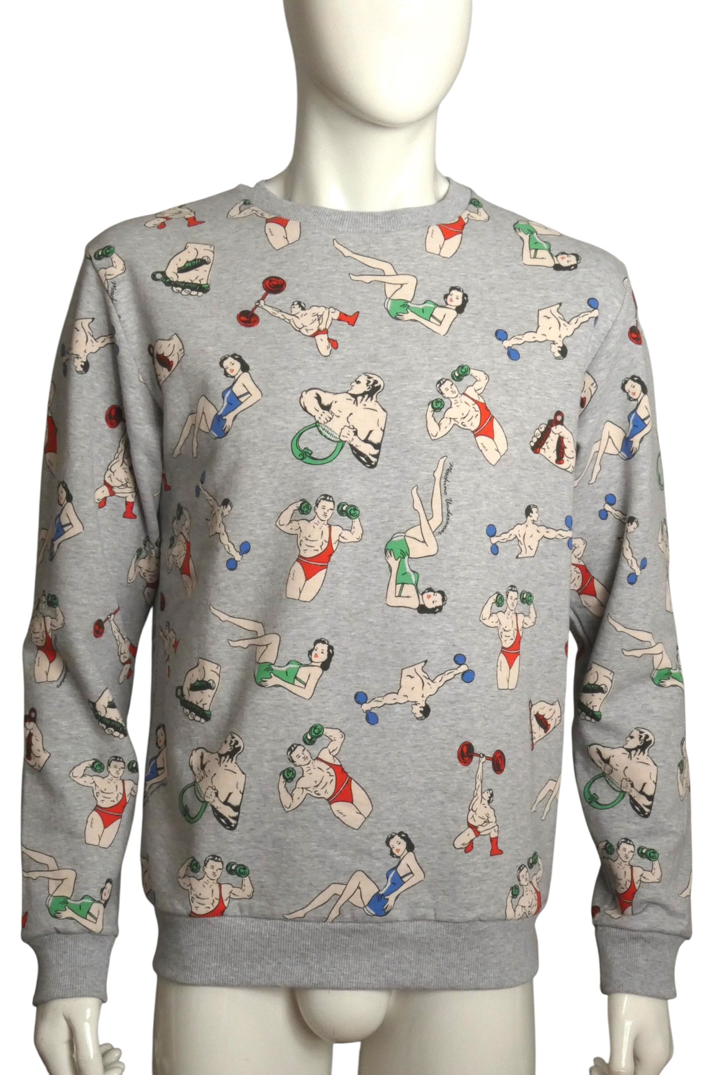 2023 NWT Print Sweatshirt, Size-Medium