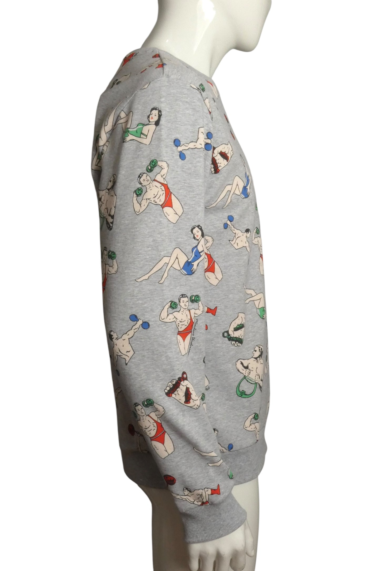 2023 NWT Print Sweatshirt, Size-Medium
