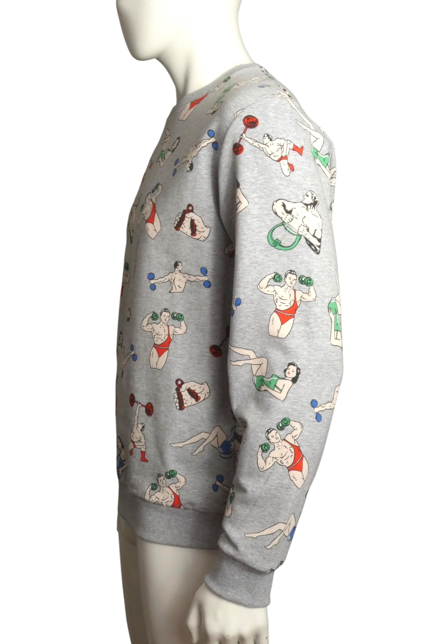 2023 NWT Print Sweatshirt, Size-Medium