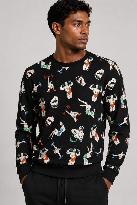 MOSCHINO UNDERWEAR - NWT 2019 Printed Cotton L/S T-Shirt, Size XS