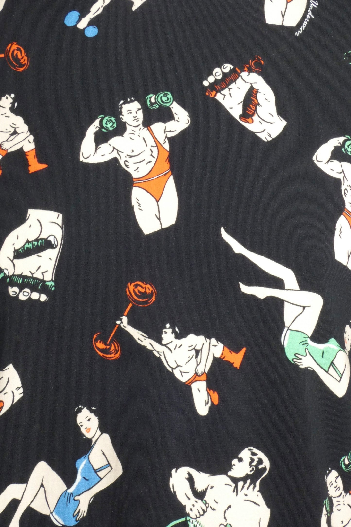 NWT 2019 Printed Cotton L/S T-Shirt, Size XS