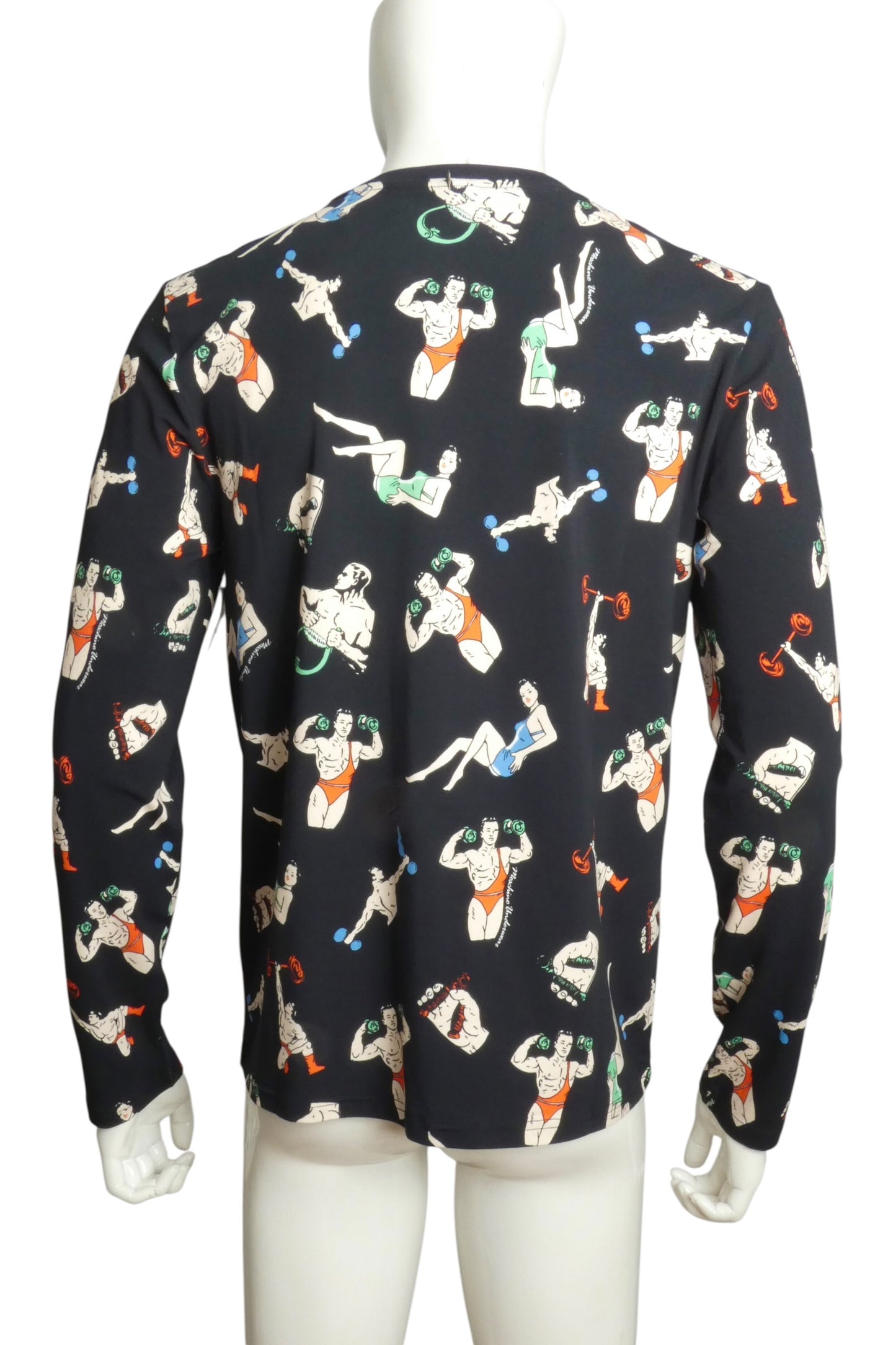 NWT 2019 Printed Cotton L/S T-Shirt, Size XS
