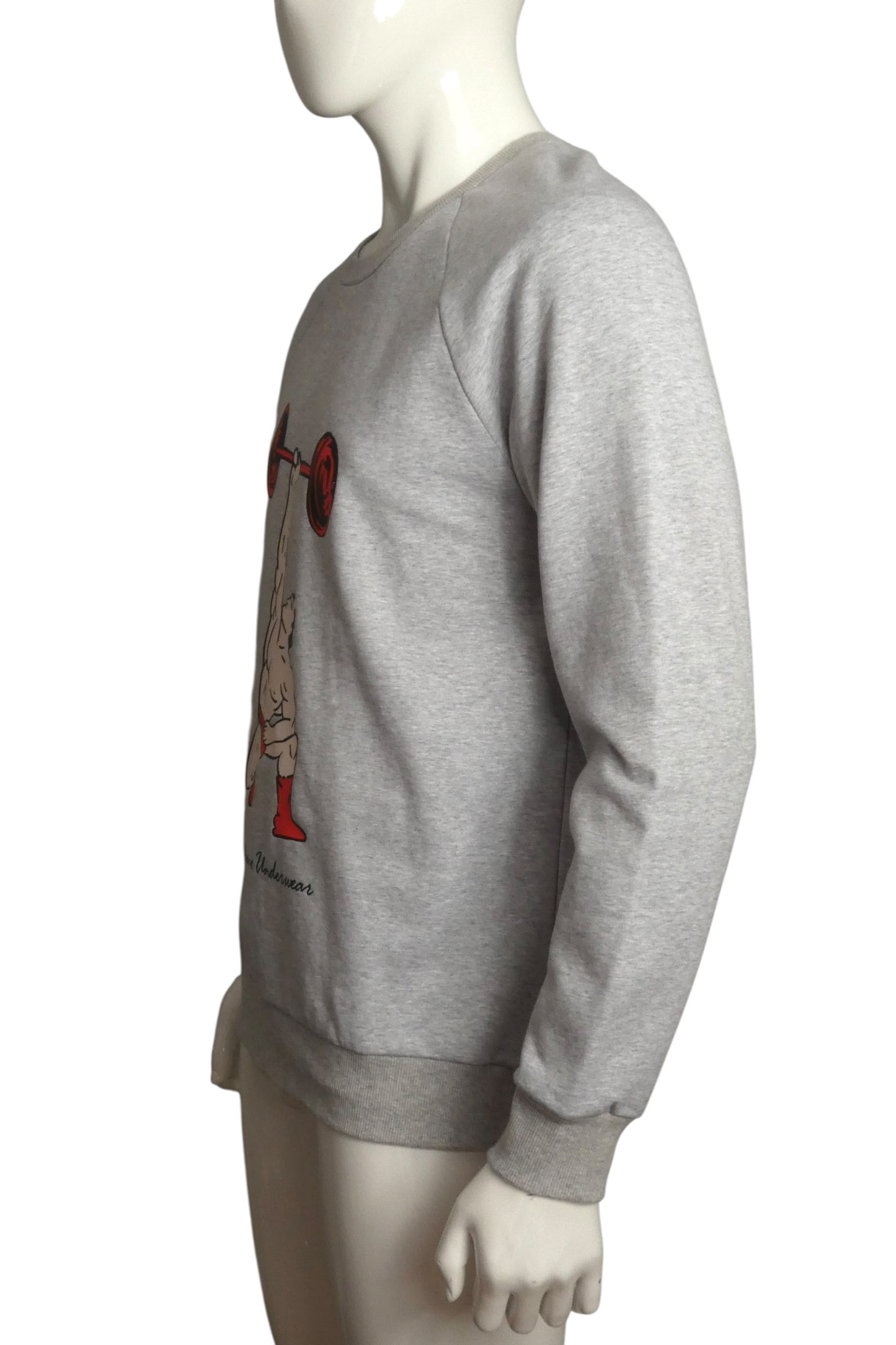 NWT Grey Weight Lifter Sweatshirt, Size-Small