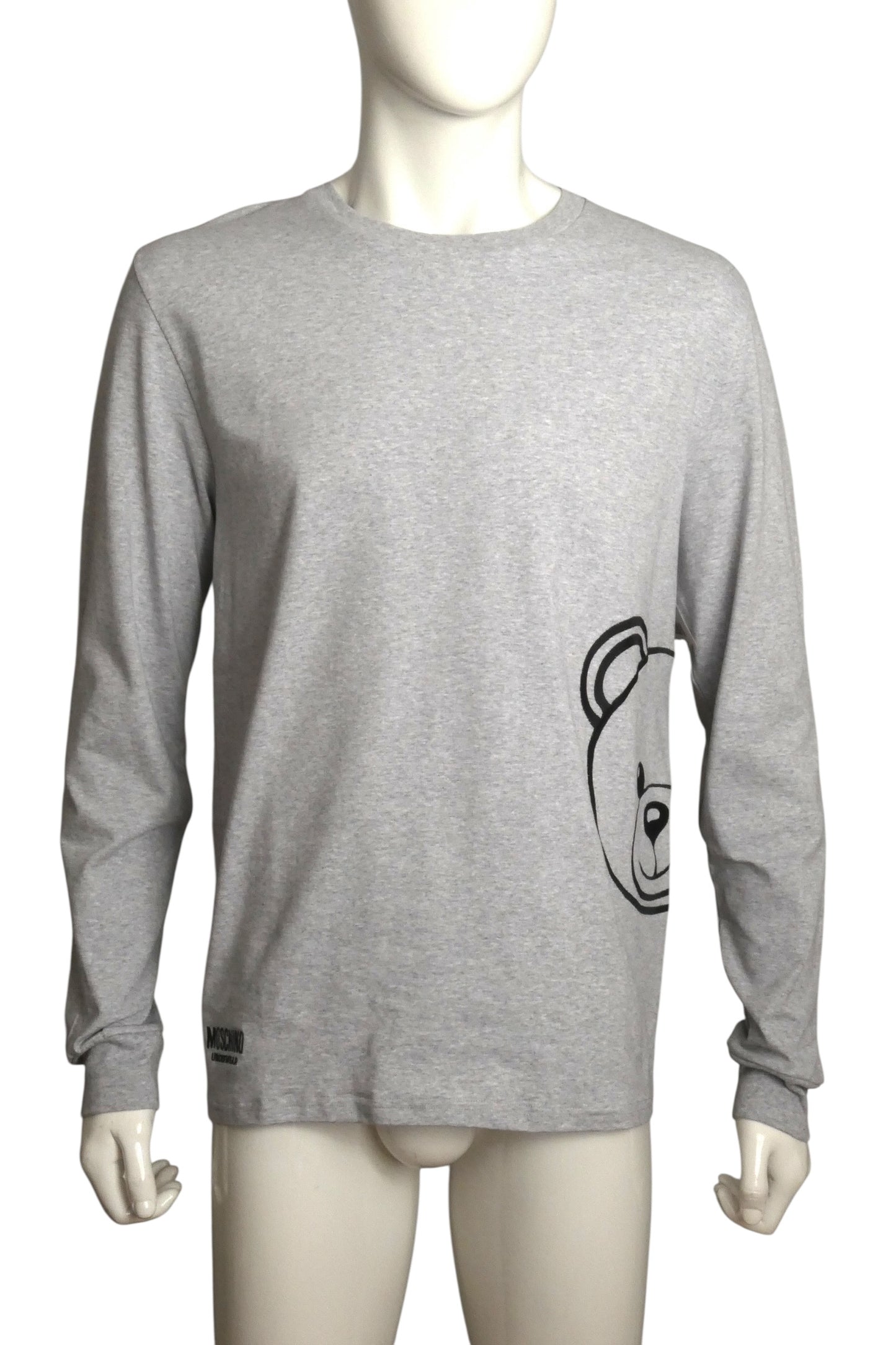 MOSCHINO COUTURE- NWT Grey Teddy Embroidered Shirt-XSmall