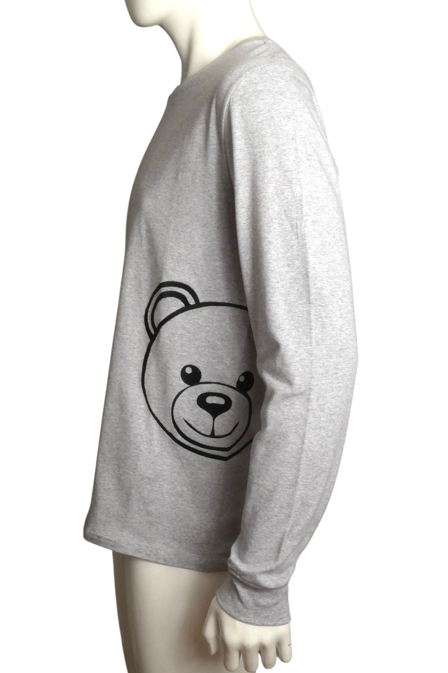 MOSCHINO COUTURE- NWT Grey Teddy Embroidered Shirt-XSmall