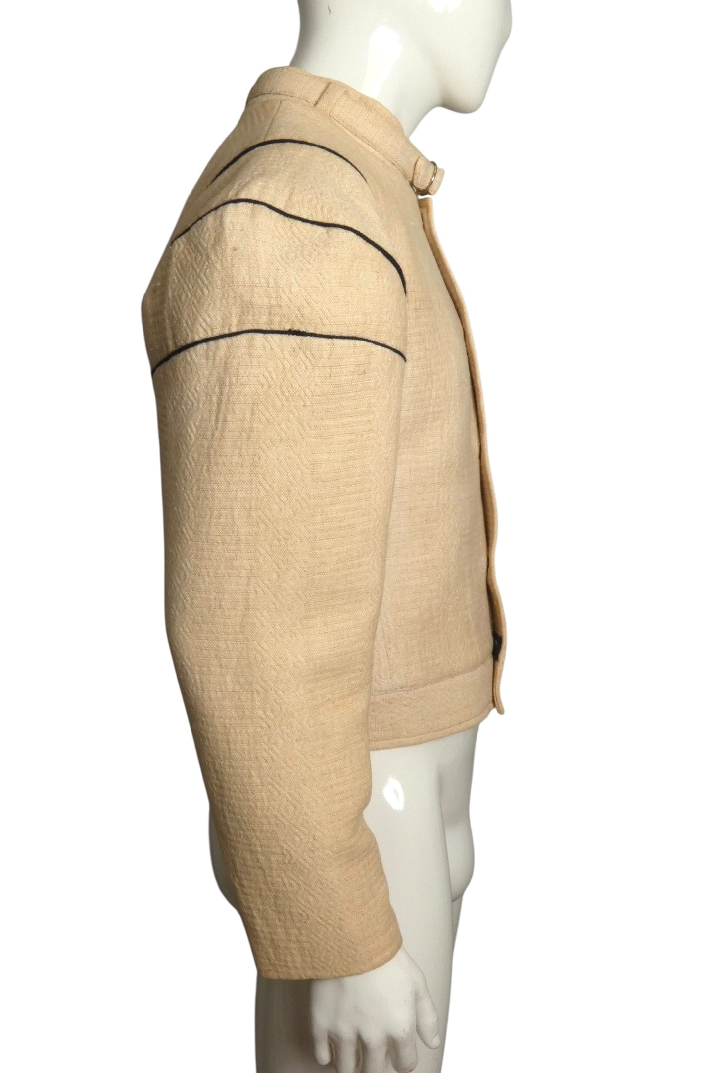 1981 Sculptural Wool Coat, Size-Large