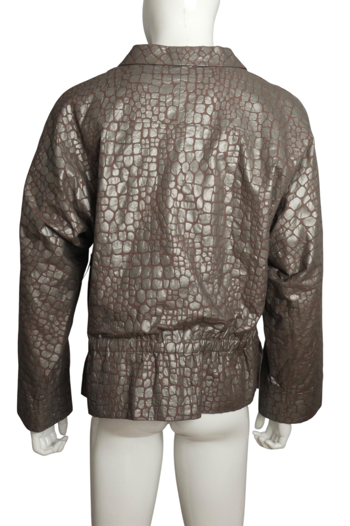 1985 Alligator Brocade Dinner Jacket, Size-Large