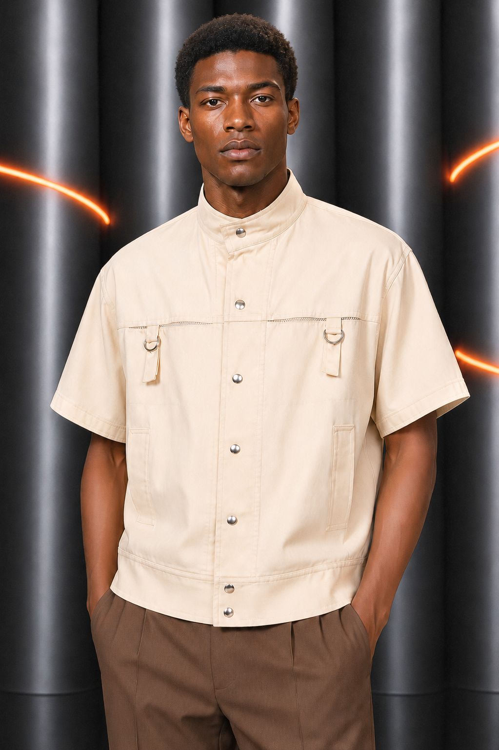 1994 Vented Muslin S/S Jacket, Size-XLarge