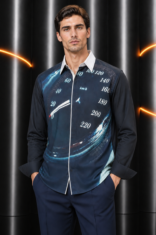 1997 Cotton Print Shirt, Size-Medium