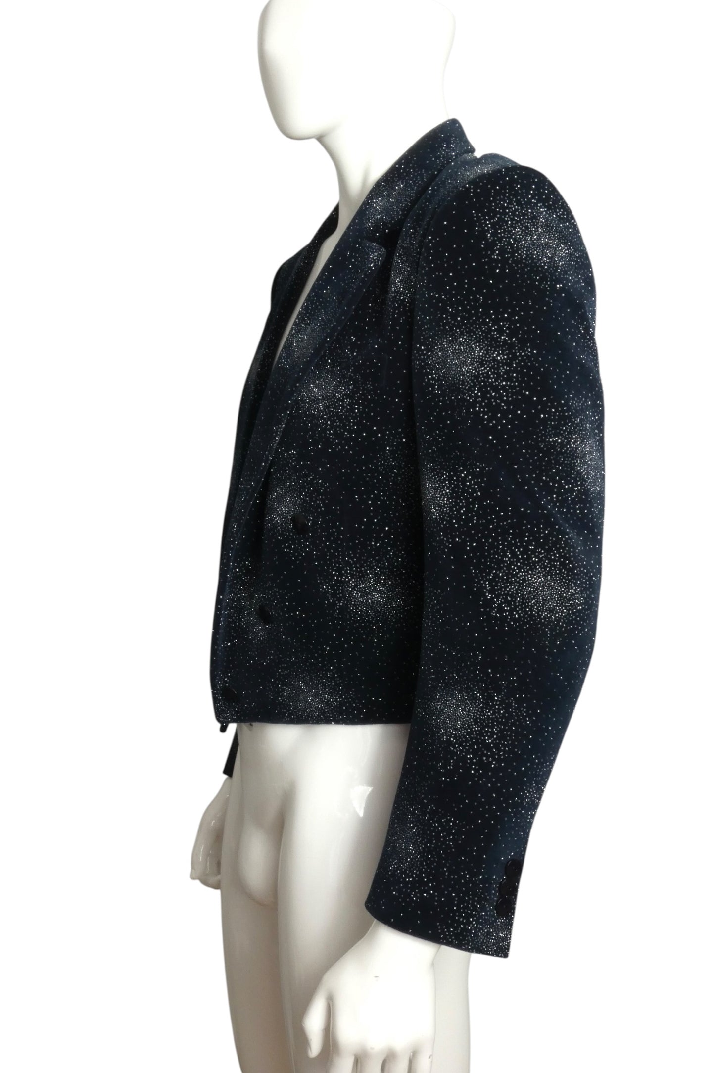 2005 Glitter Velvet Dinner Jacket, Size-Large