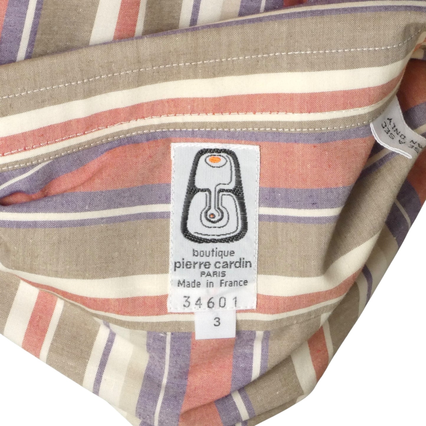 1980s Cotton Stripe Jacket, Size Large