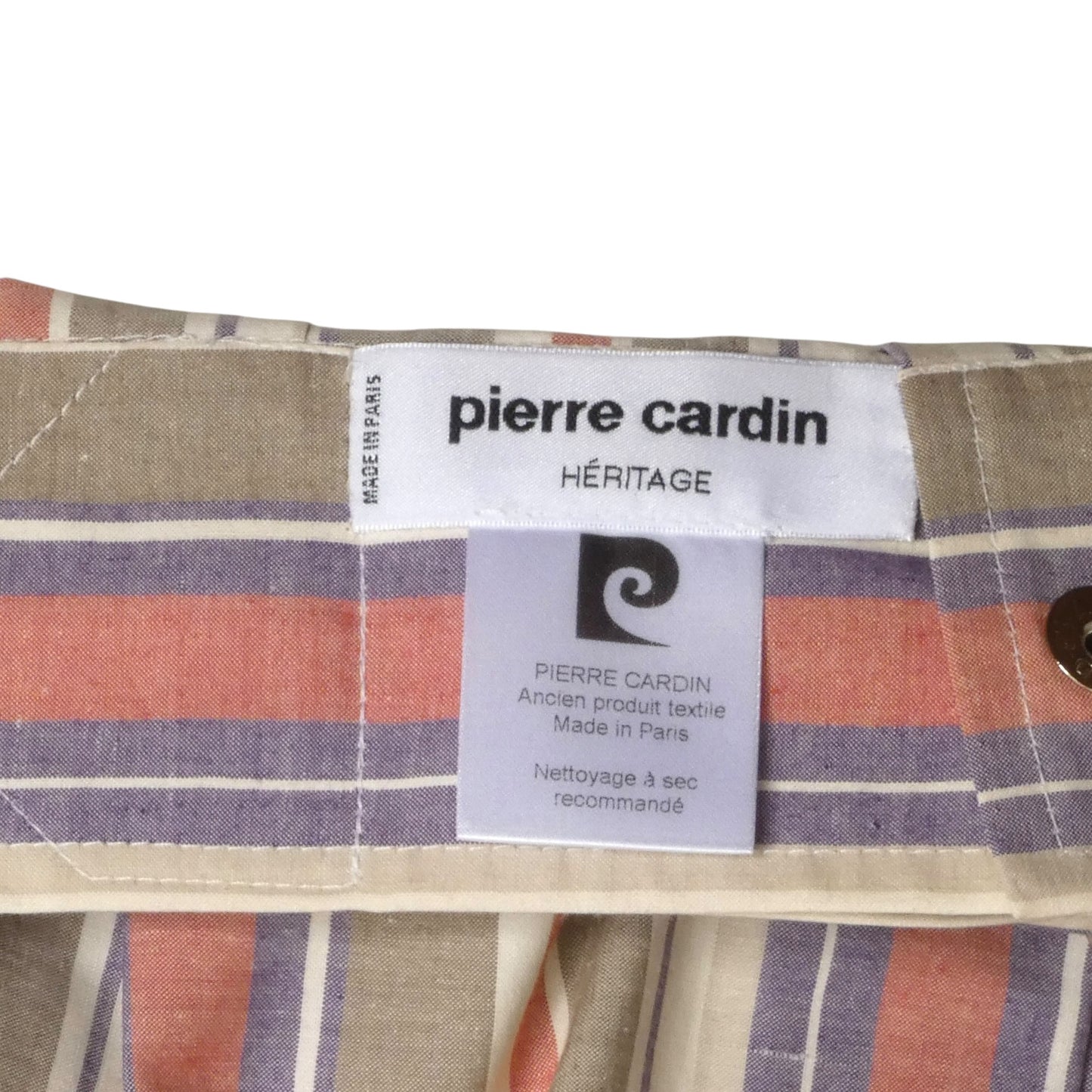 1980s Cotton Stripe Jacket, Size Large