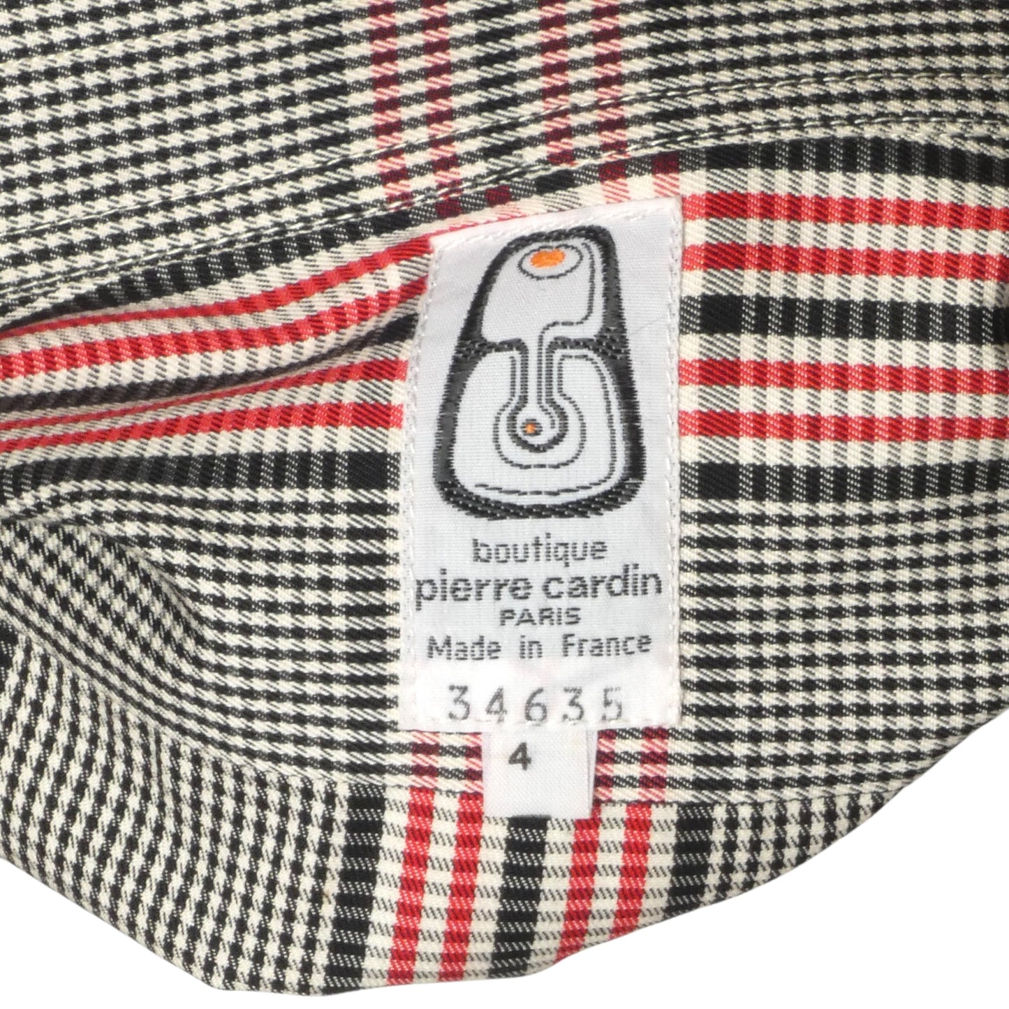 1980s Plaid Cotton Jacket, Size XL
