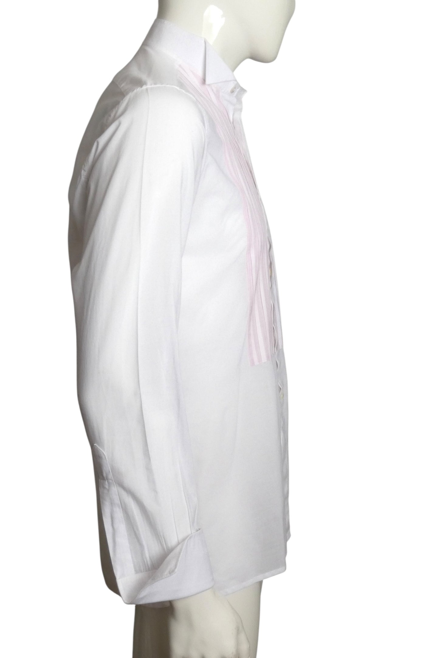 1980s Cotton Tuxedo Shirt, Size-Medium