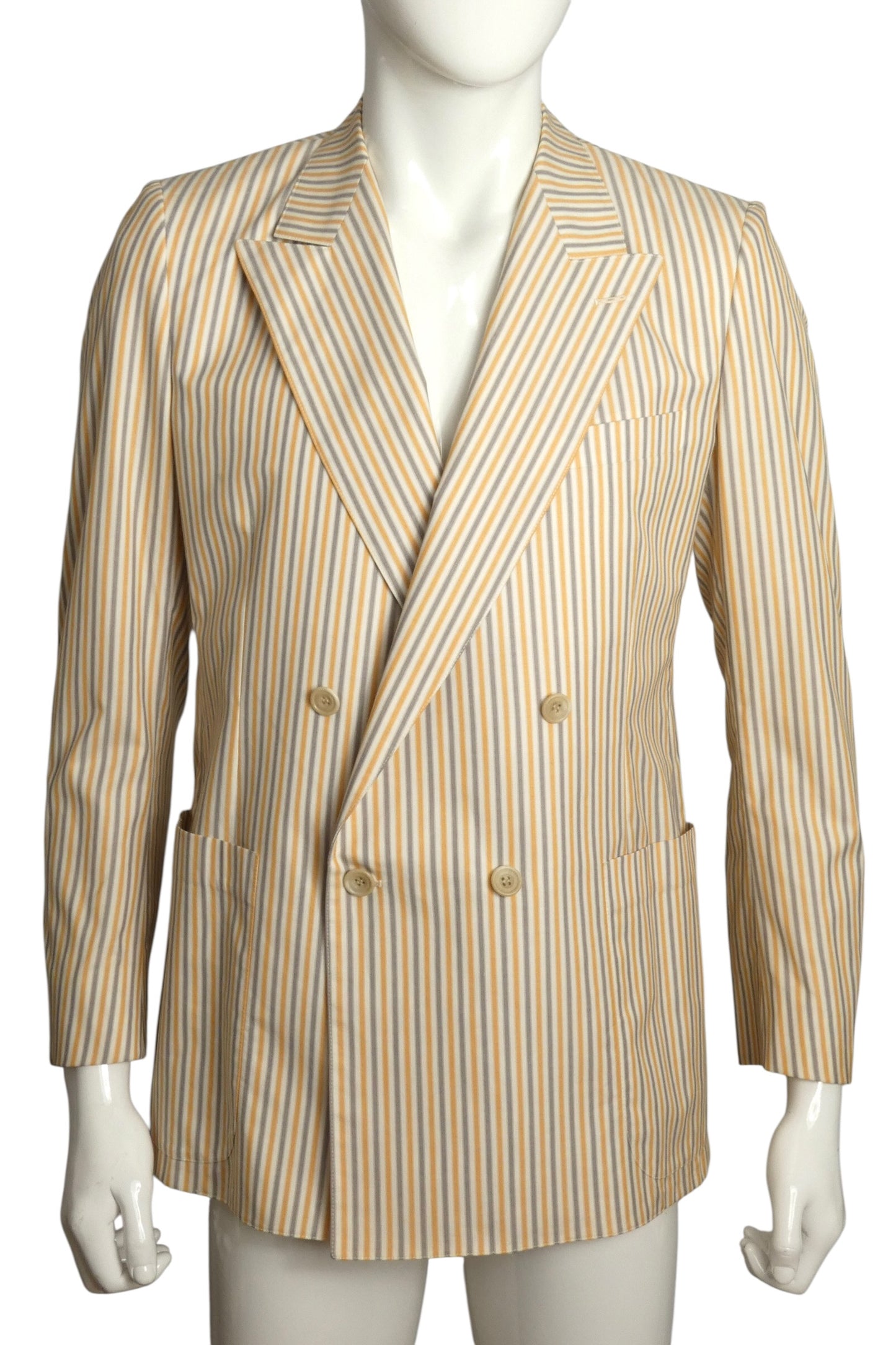 1998 Cotton Stripe Blazer, Size Large
