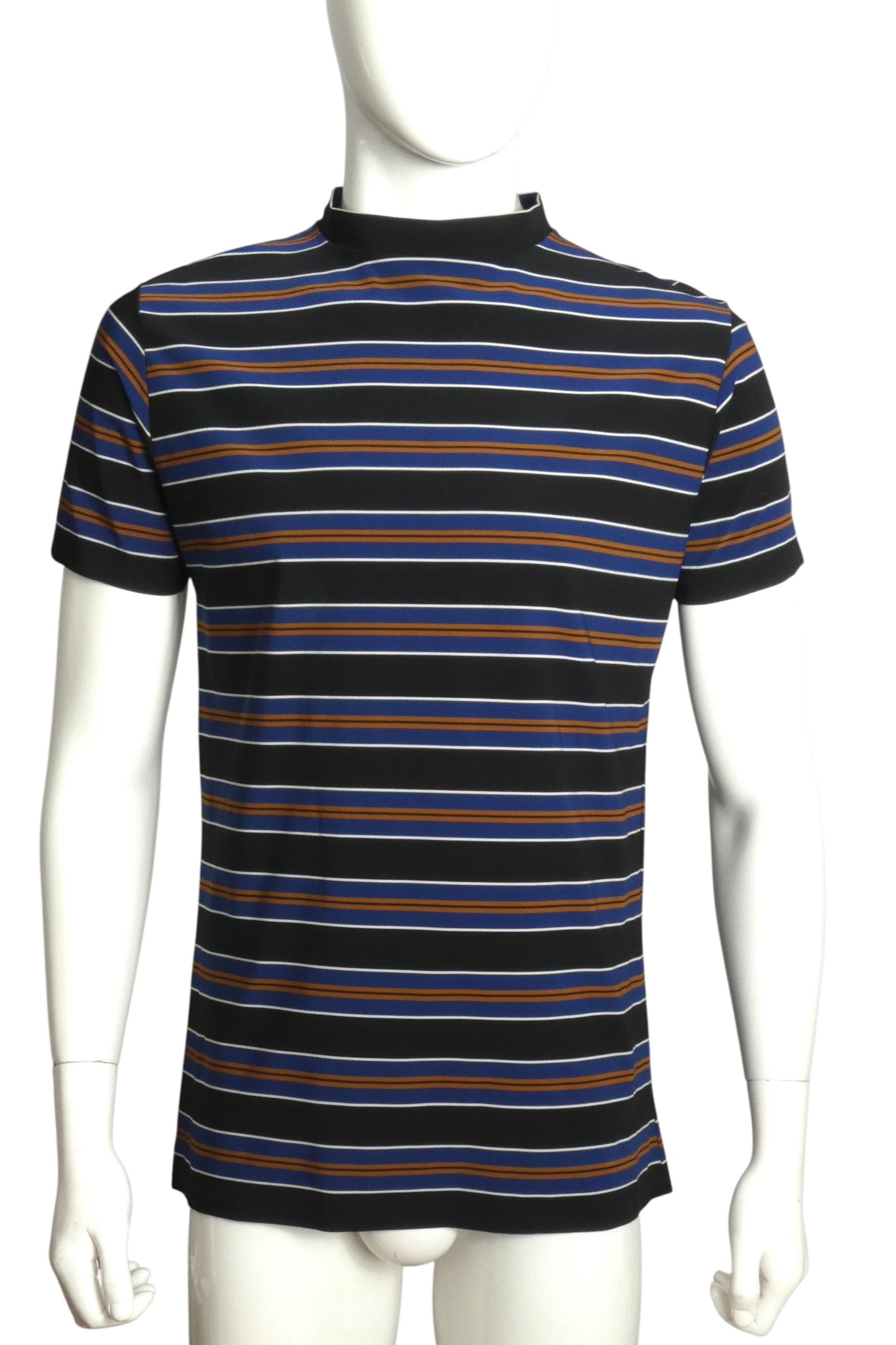 2007 Cotton Striped Knit T-Shirt, Size Large
