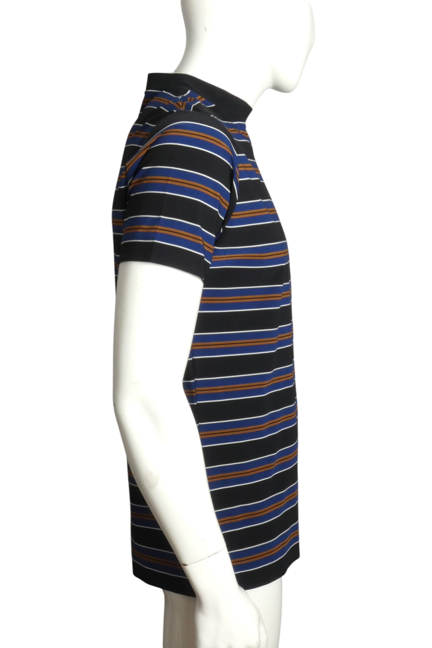 2007 Cotton Striped Knit T-Shirt, Size Large