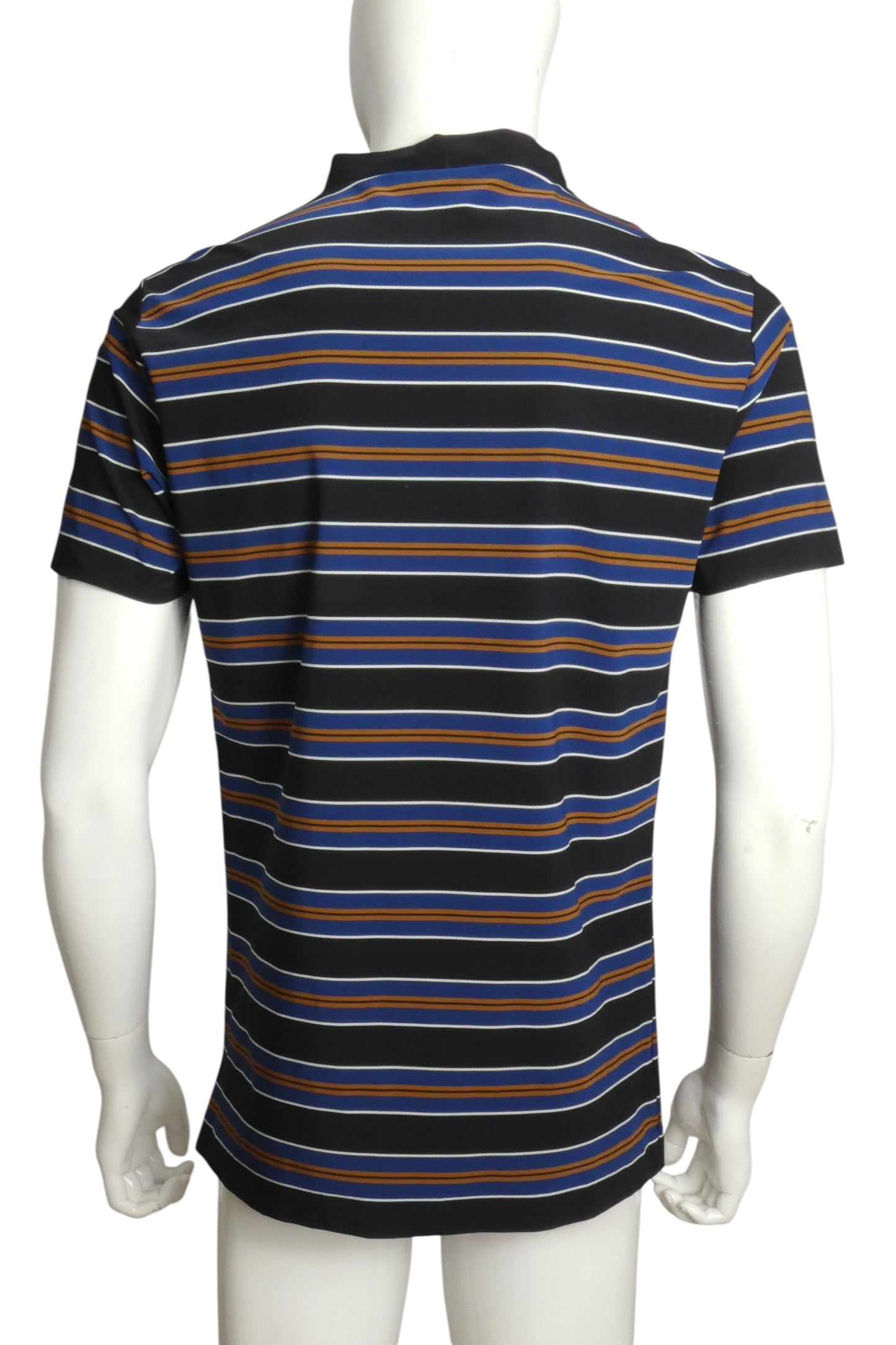 2007 Cotton Striped Knit T-Shirt, Size Large